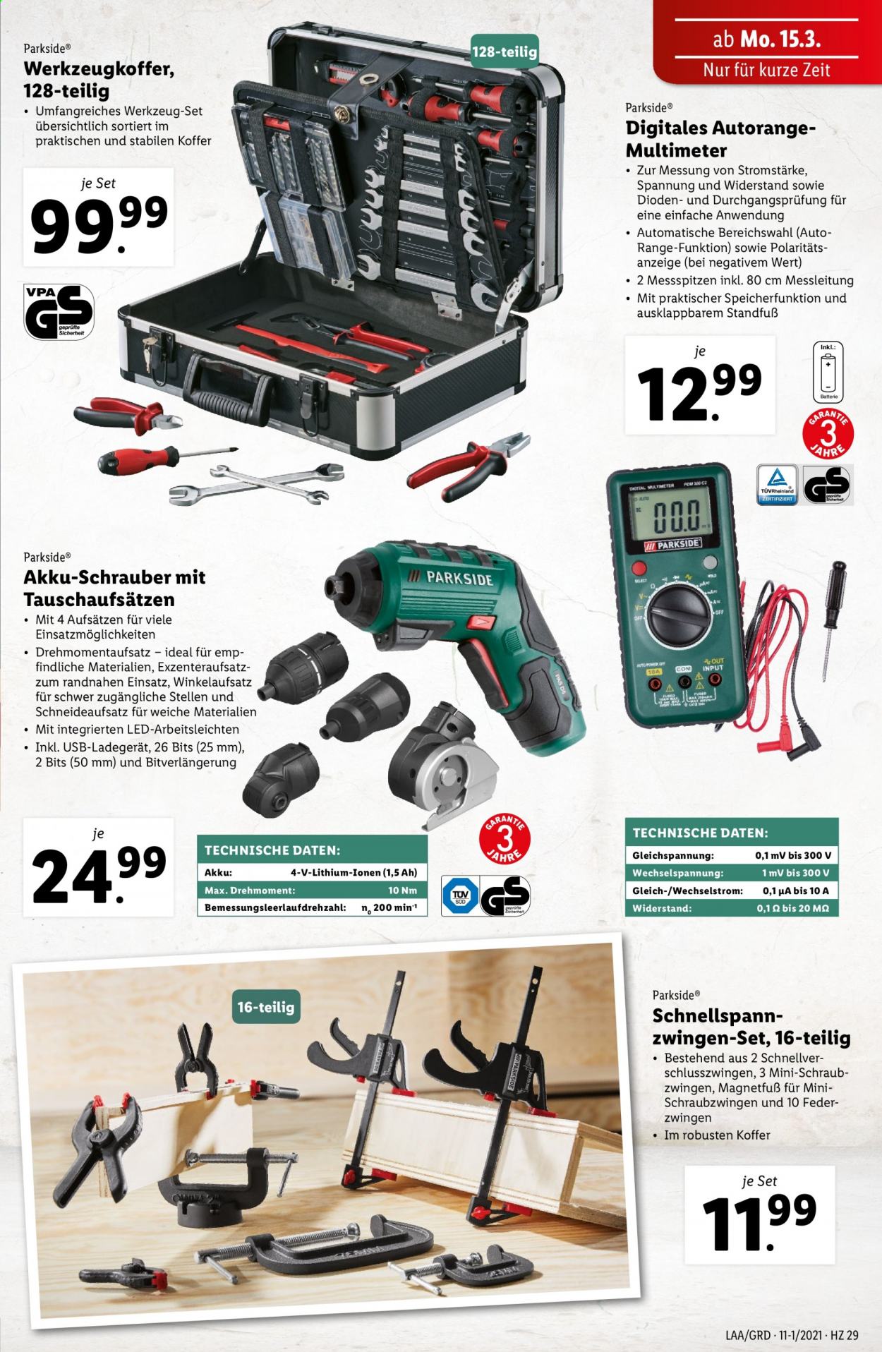 Angebote Lidl - 11.3.2021 - 17.3.2021. Seite 29