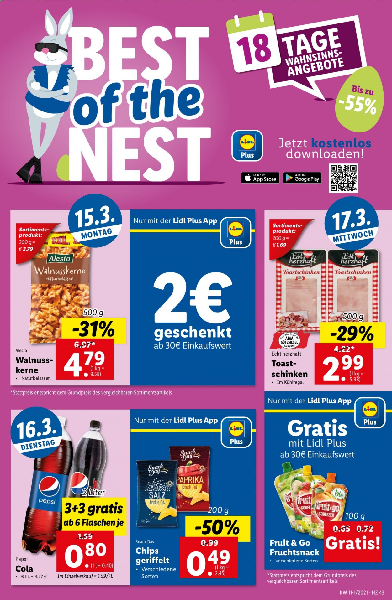 Angebote Lidl - 11.3.2021 - 17.3.2021. Seite 43