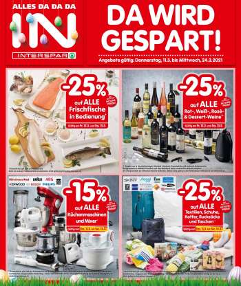 Angebote INTERSPAR - 11.3.2021 - 24.3.2021.