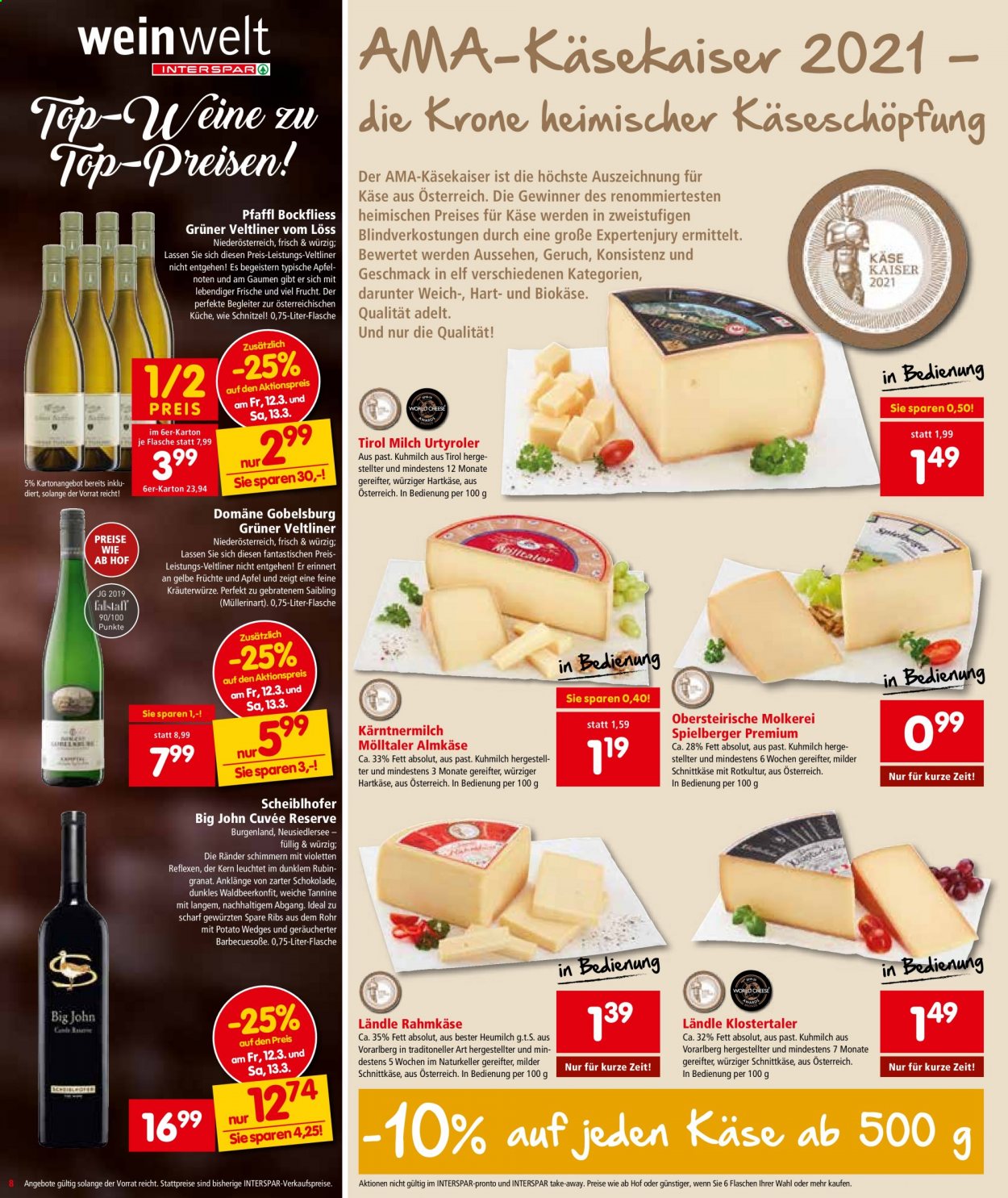 Angebote INTERSPAR - 11.3.2021 - 24.3.2021. Seite 8
