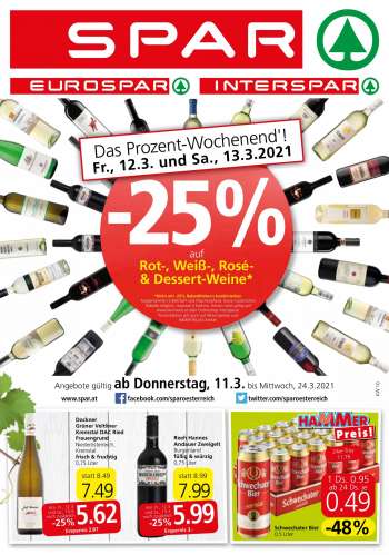 Angebote SPAR - 11.3.2021 - 24.3.2021.