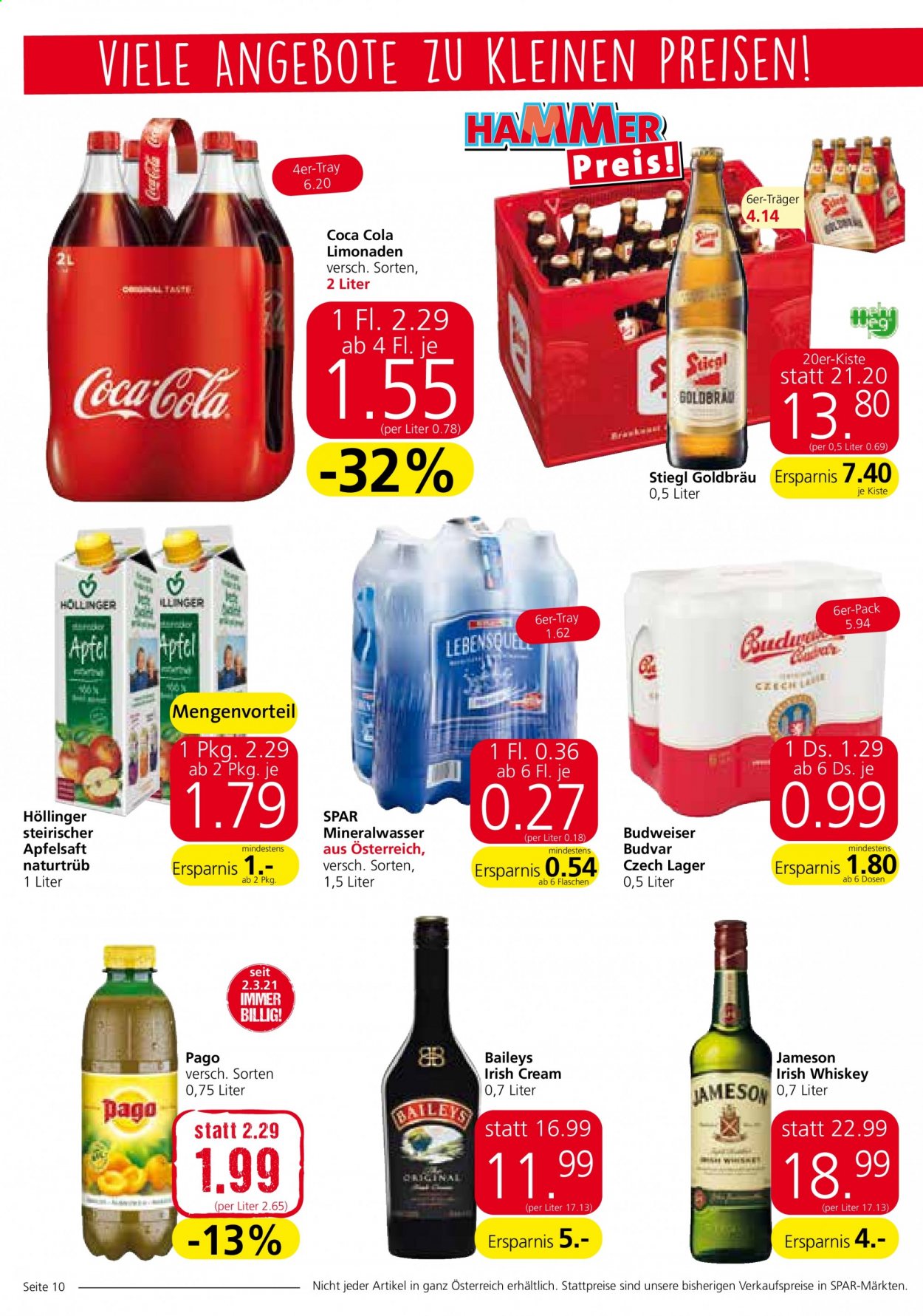 Angebote EUROSPAR - 11.3.2021 - 24.3.2021. Seite 10