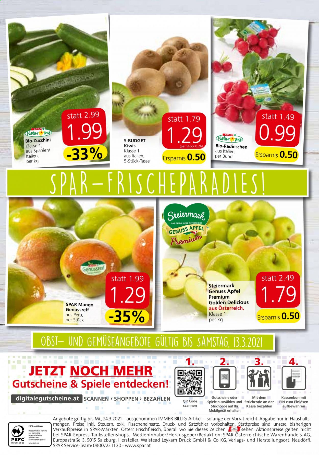 Angebote EUROSPAR - 11.3.2021 - 24.3.2021. Seite 16