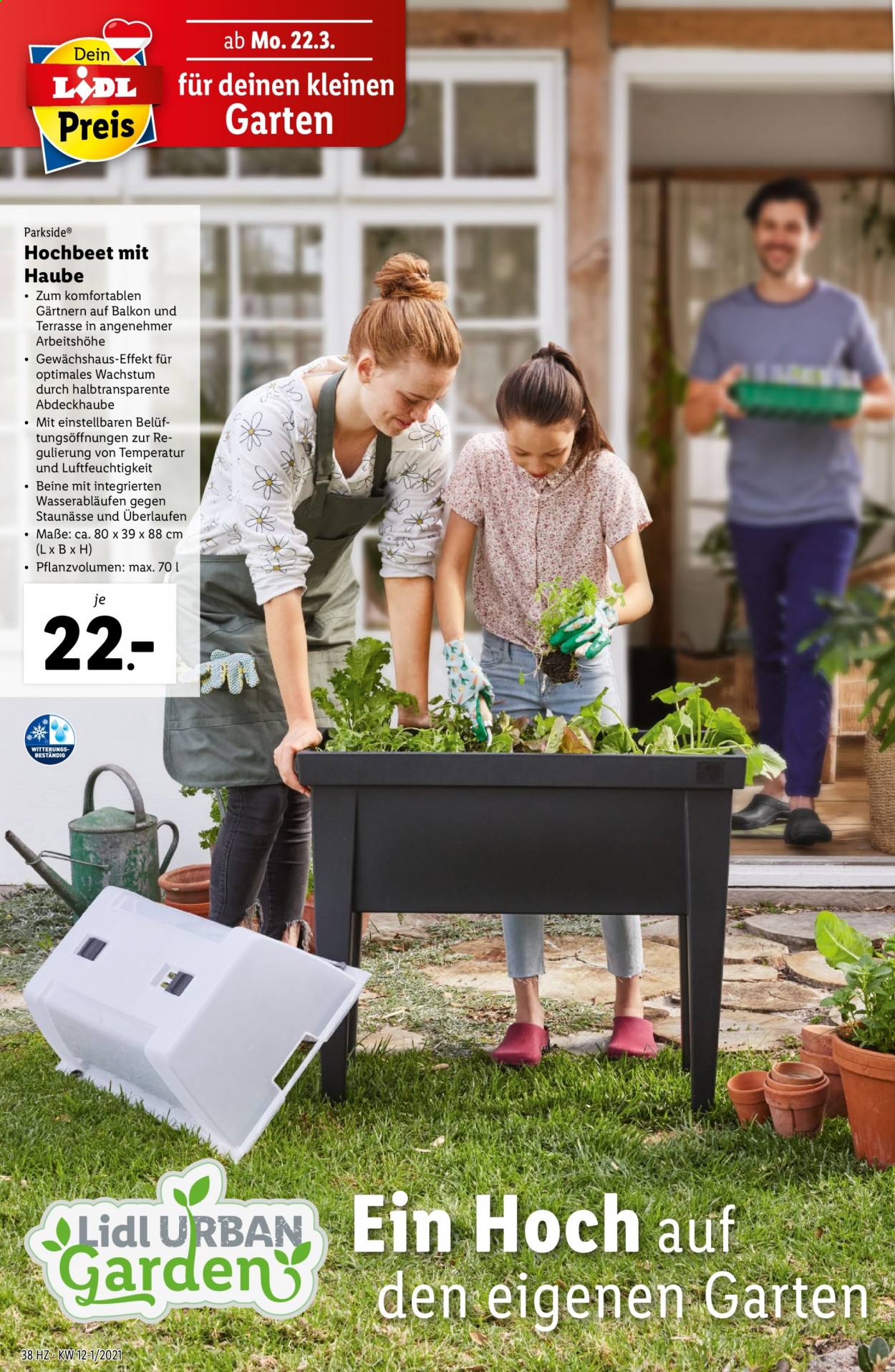 Angebote Lidl - 18.3.2021 - 24.3.2021. Seite 38