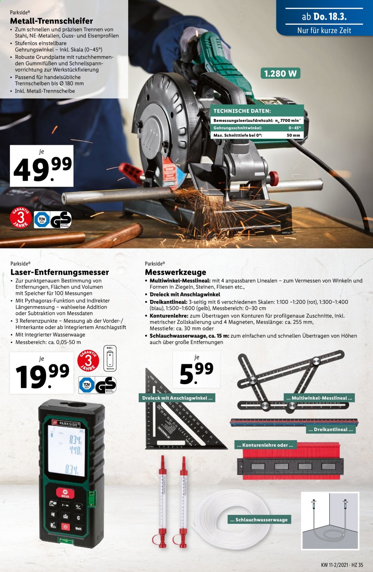 Angebote Lidl - 18.3.2021 - 24.3.2021. Seite 35