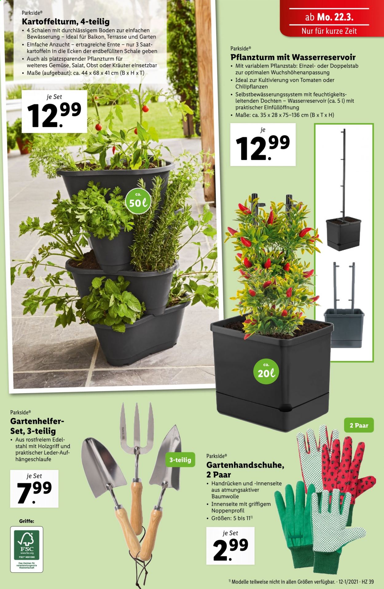 Angebote Lidl - 18.3.2021 - 24.3.2021. Seite 39