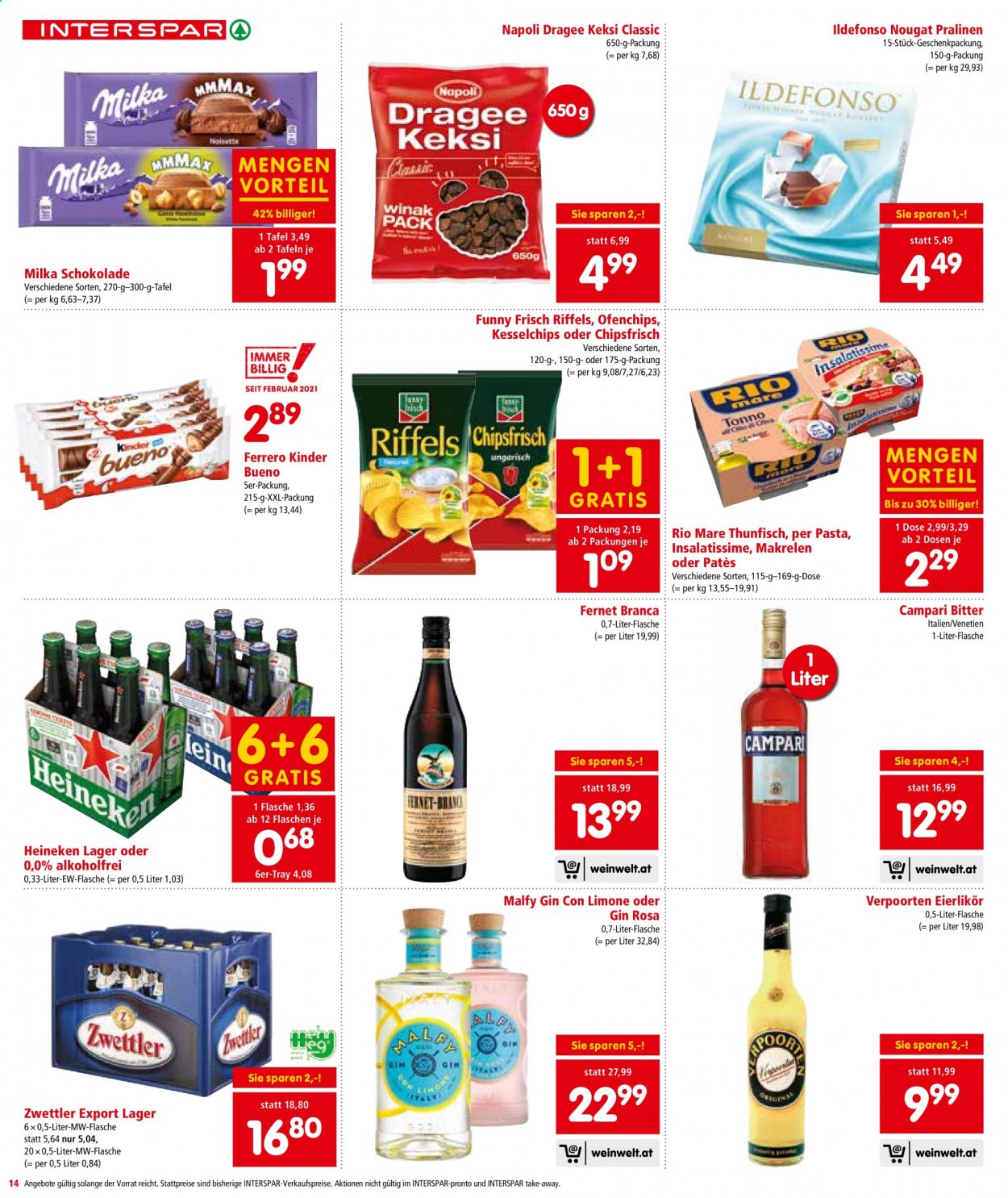 Angebote INTERSPAR - 18.3.2021 - 24.3.2021. Seite 14