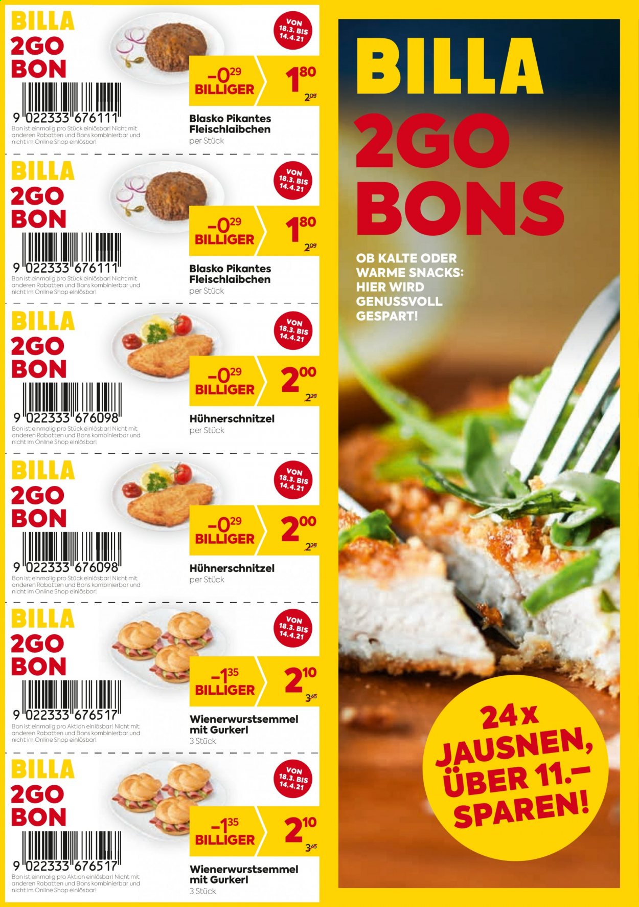 Angebote Billa - 18.3.2021 - 24.3.2021. Seite 11