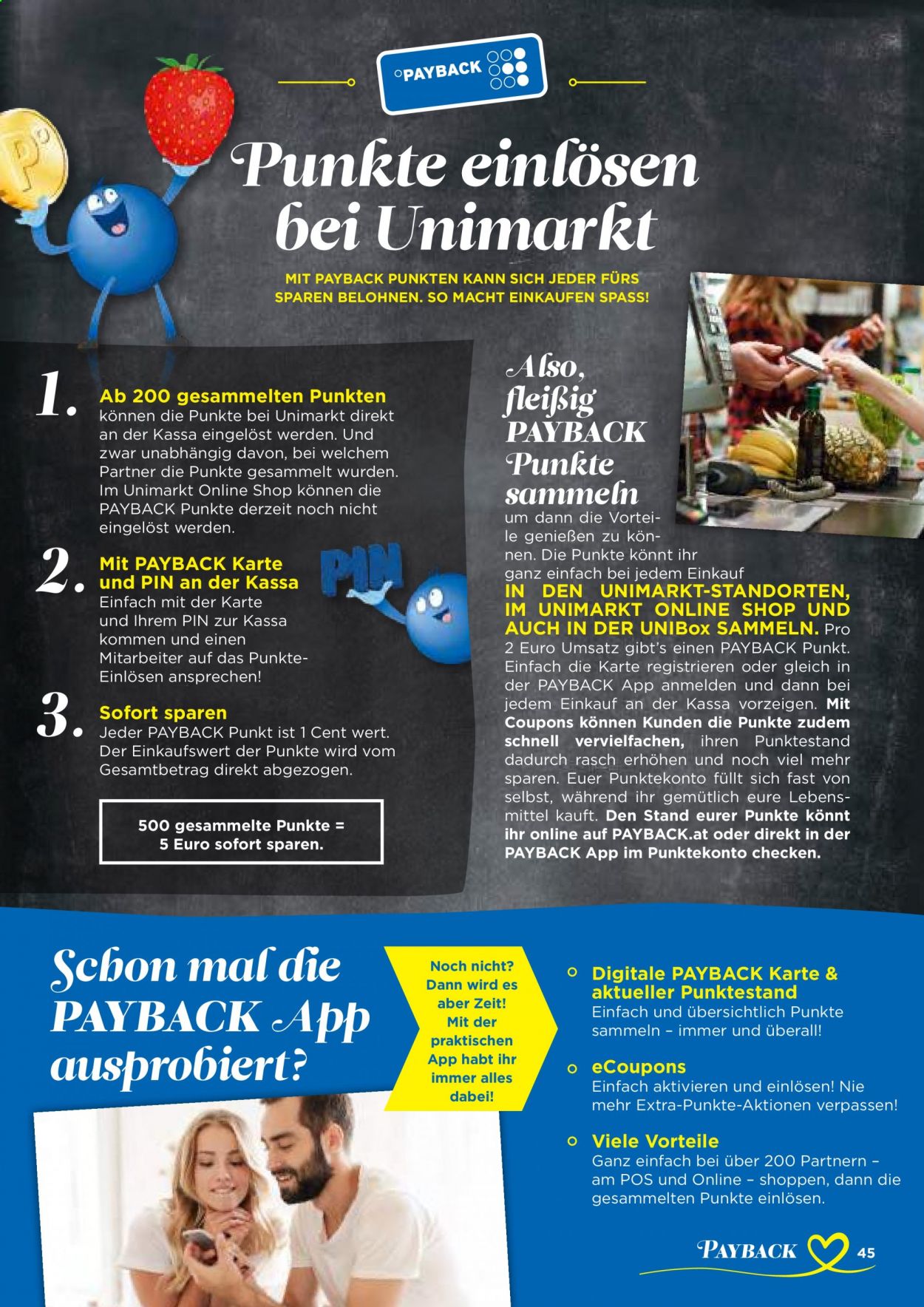 Angebote UNIMARKT. Seite 45