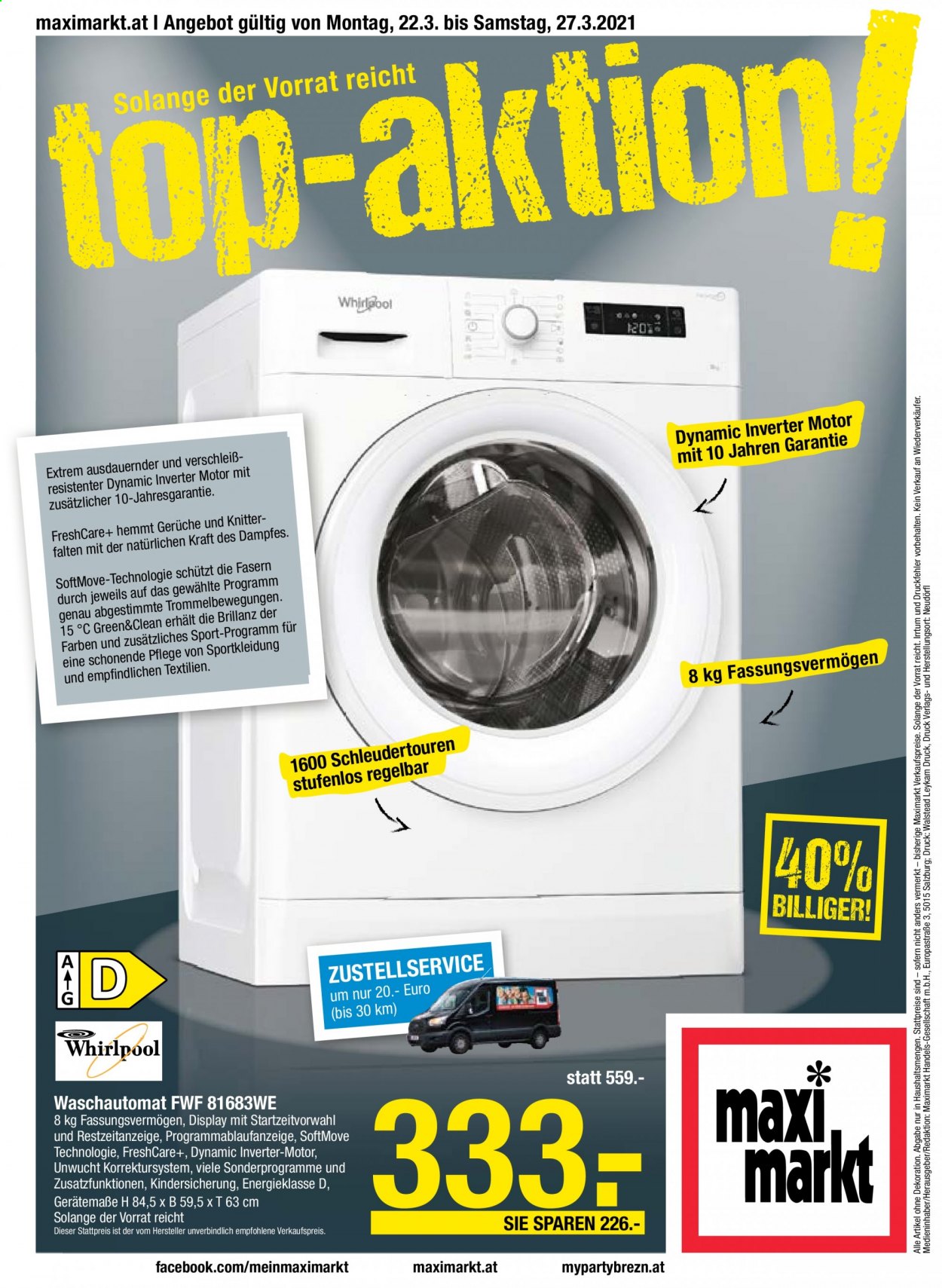 Angebote Maximarkt - 22.3.2021 - 27.3.2021. Seite 24