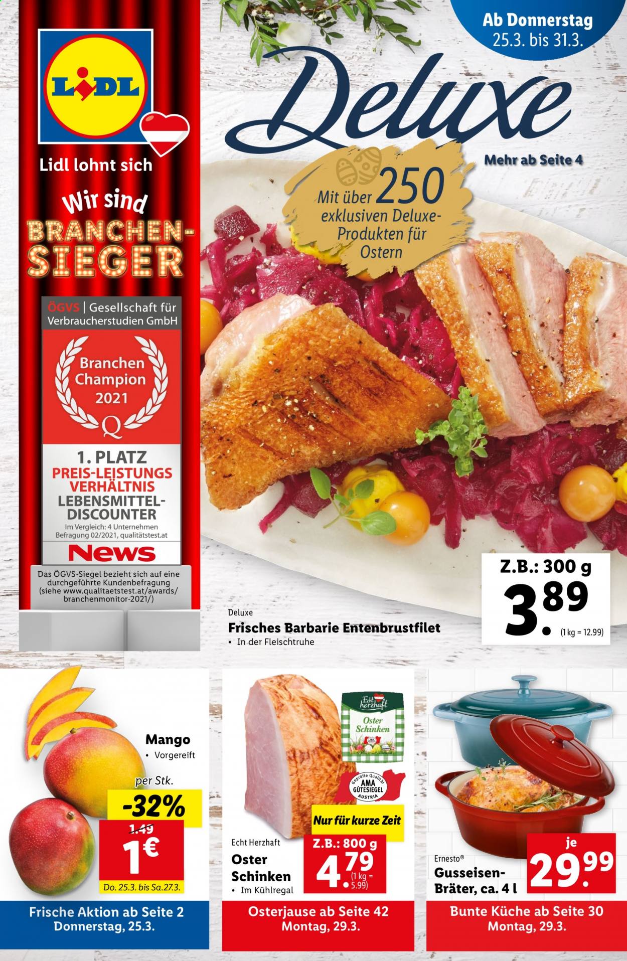 Angebote Lidl - 25.3.2021 - 31.3.2021. Seite 1