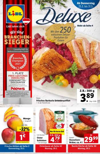 Angebote Lidl - 25.3.2021 - 31.3.2021.