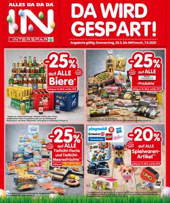 Angebote INTERSPAR - 25.3.2021 - 7.4.2021.