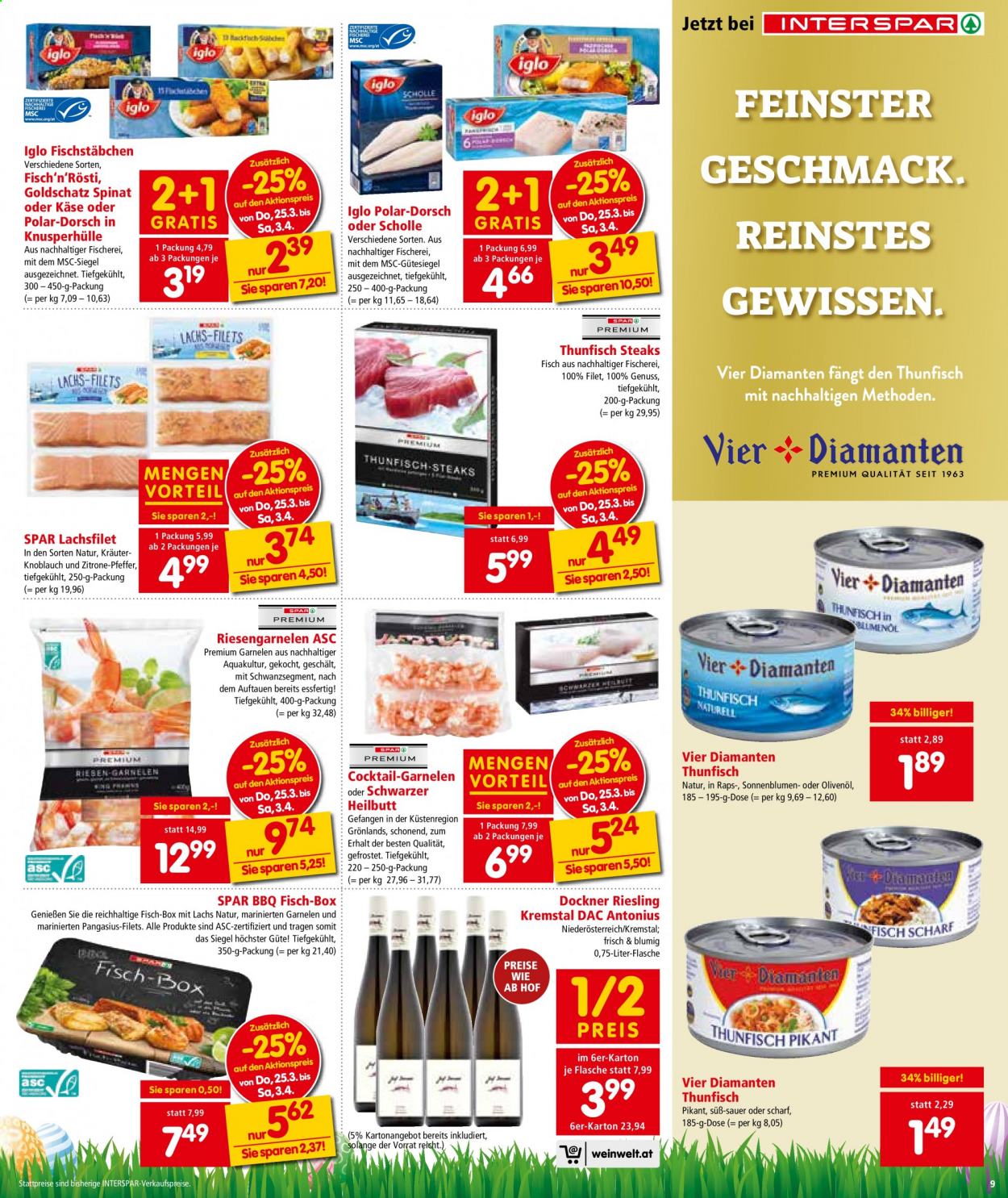 Angebote INTERSPAR - 25.3.2021 - 7.4.2021. Seite 9