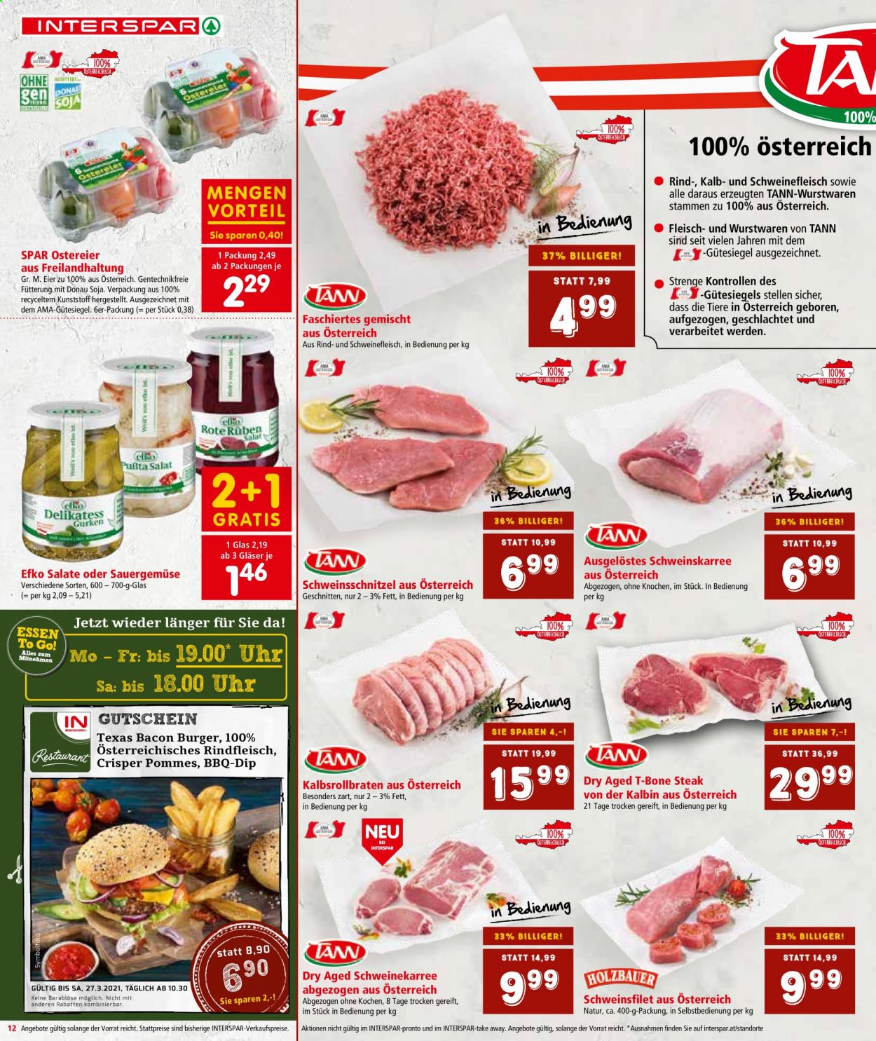 Angebote INTERSPAR - 25.3.2021 - 7.4.2021. Seite 12