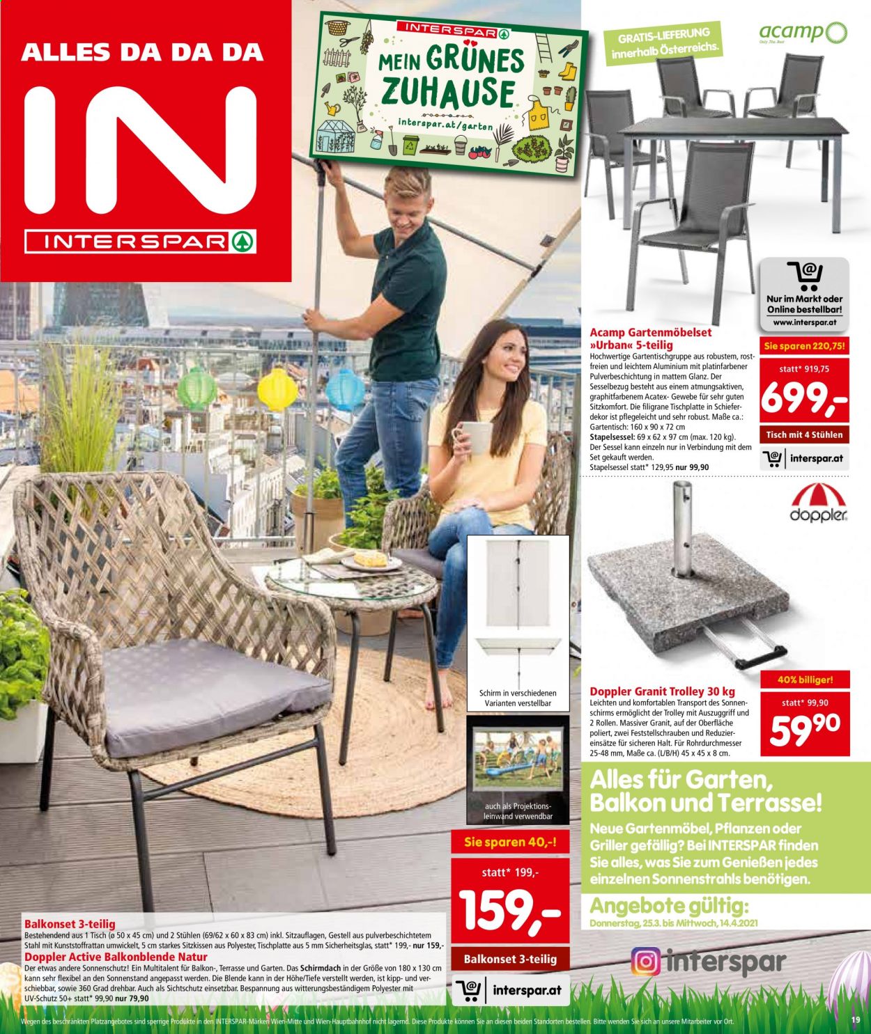Angebote INTERSPAR - 25.3.2021 - 7.4.2021. Seite 19