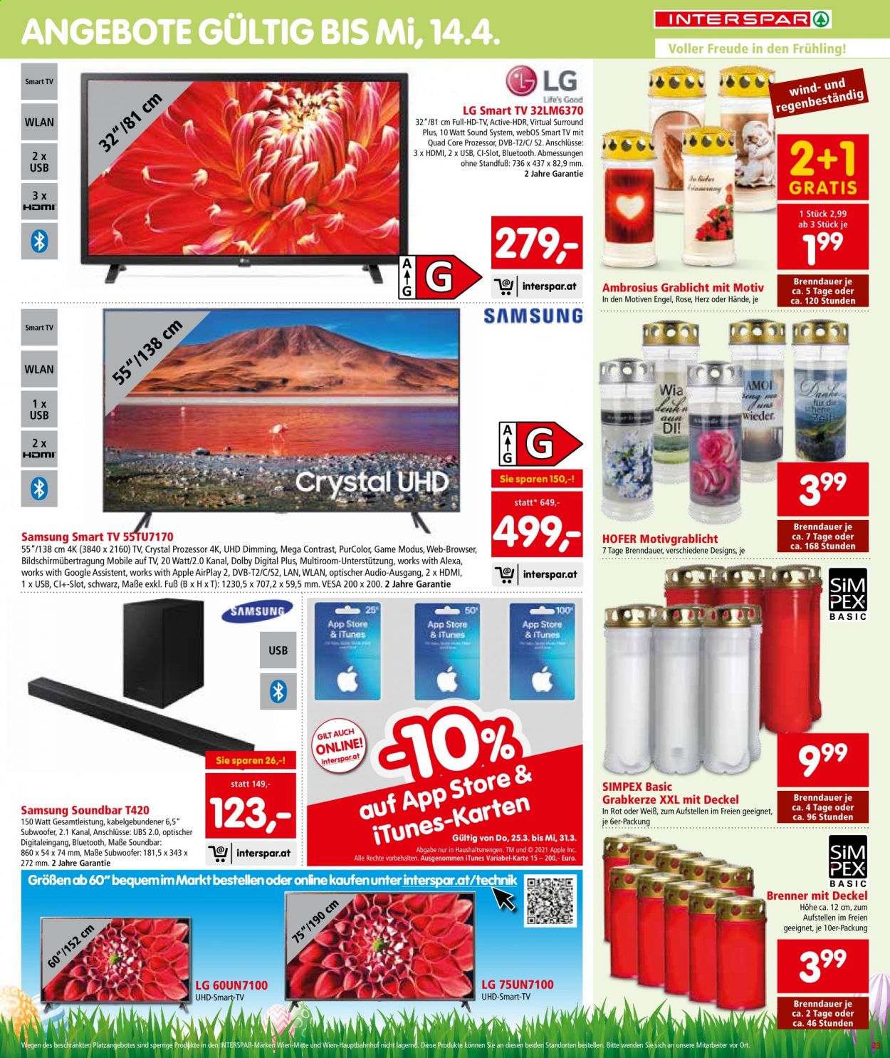 Angebote INTERSPAR - 25.3.2021 - 7.4.2021. Seite 23