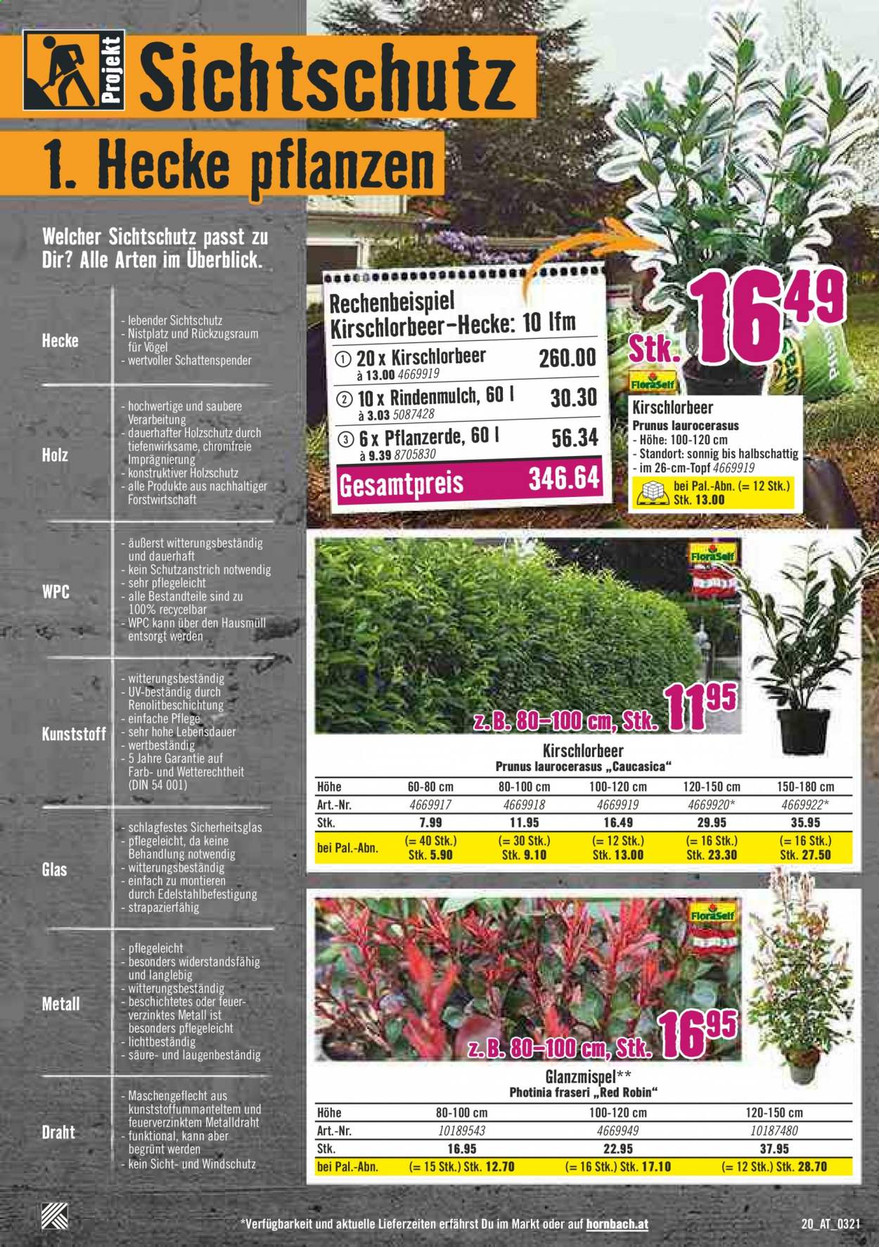 Angebote Hornbach - 23.3.2021 - 5.5.2021. Seite 20