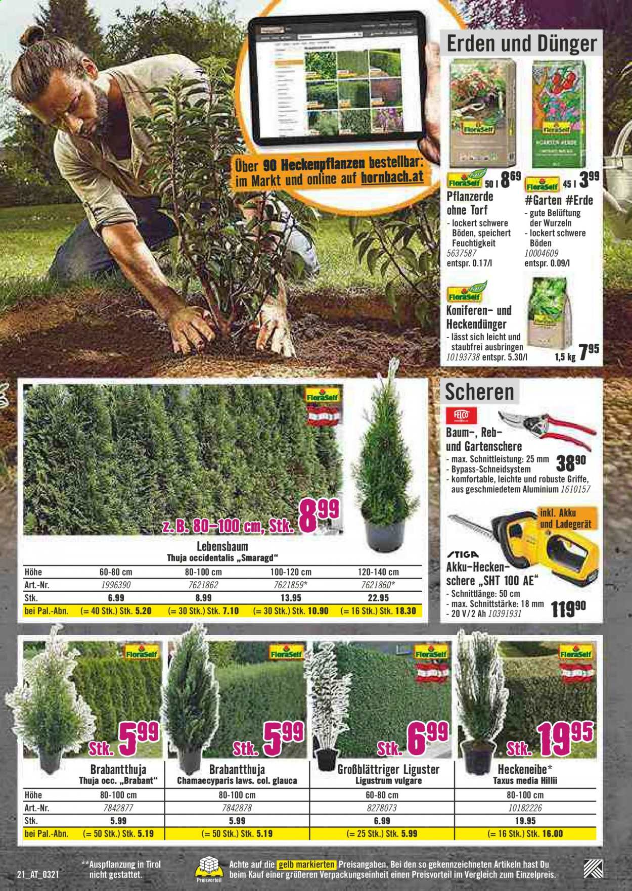 Angebote Hornbach - 23.3.2021 - 5.5.2021. Seite 21