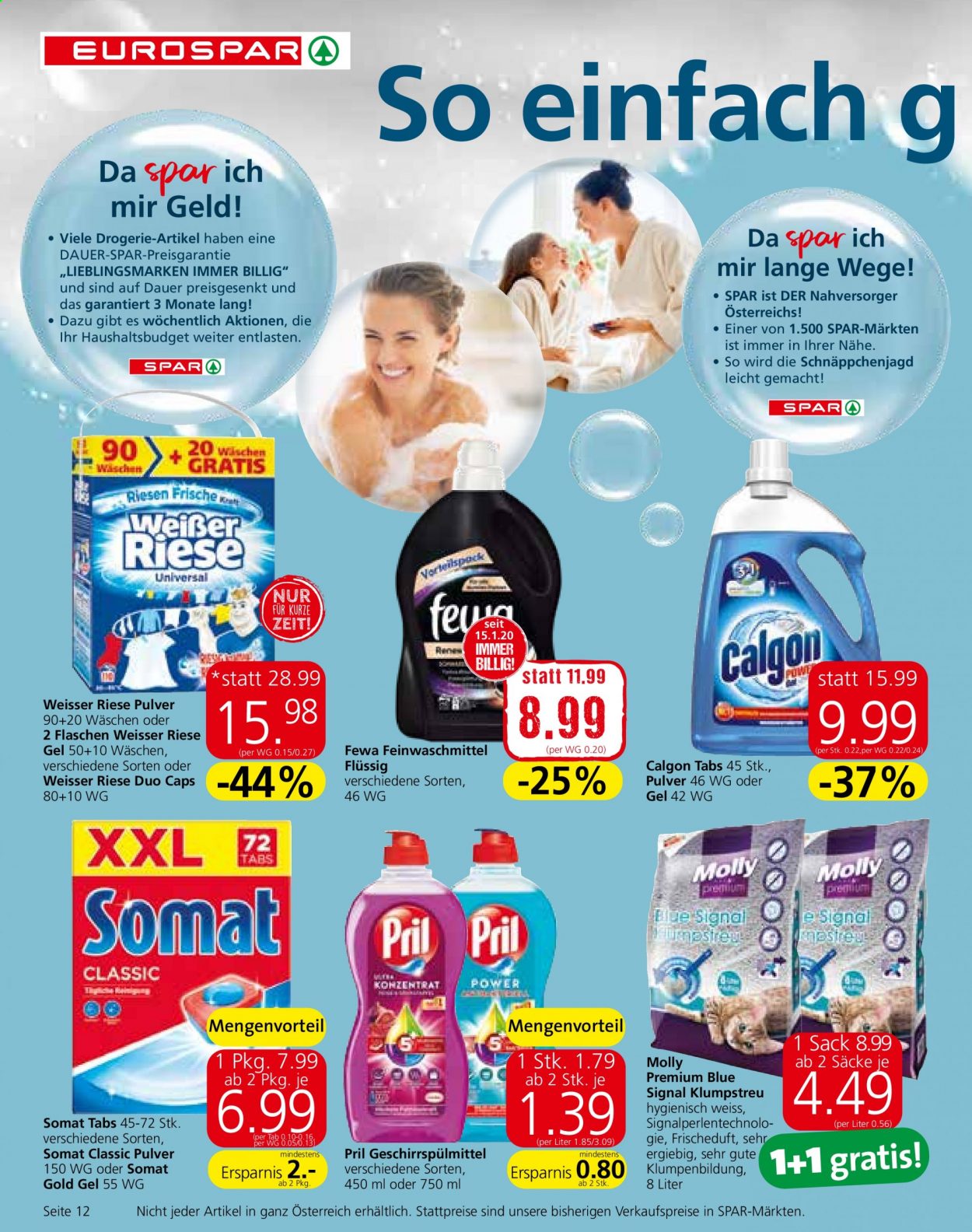 Angebote EUROSPAR - 25.3.2021 - 7.4.2021. Seite 12