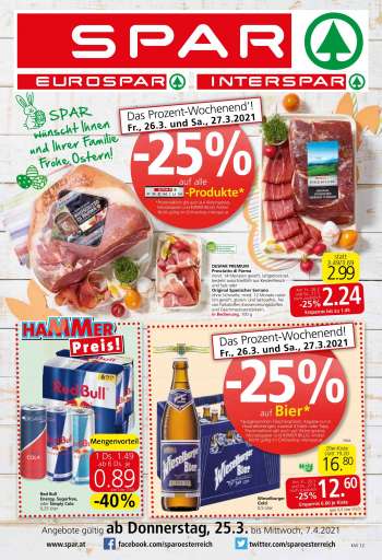 Angebote SPAR - 25.3.2021 - 7.4.2021.