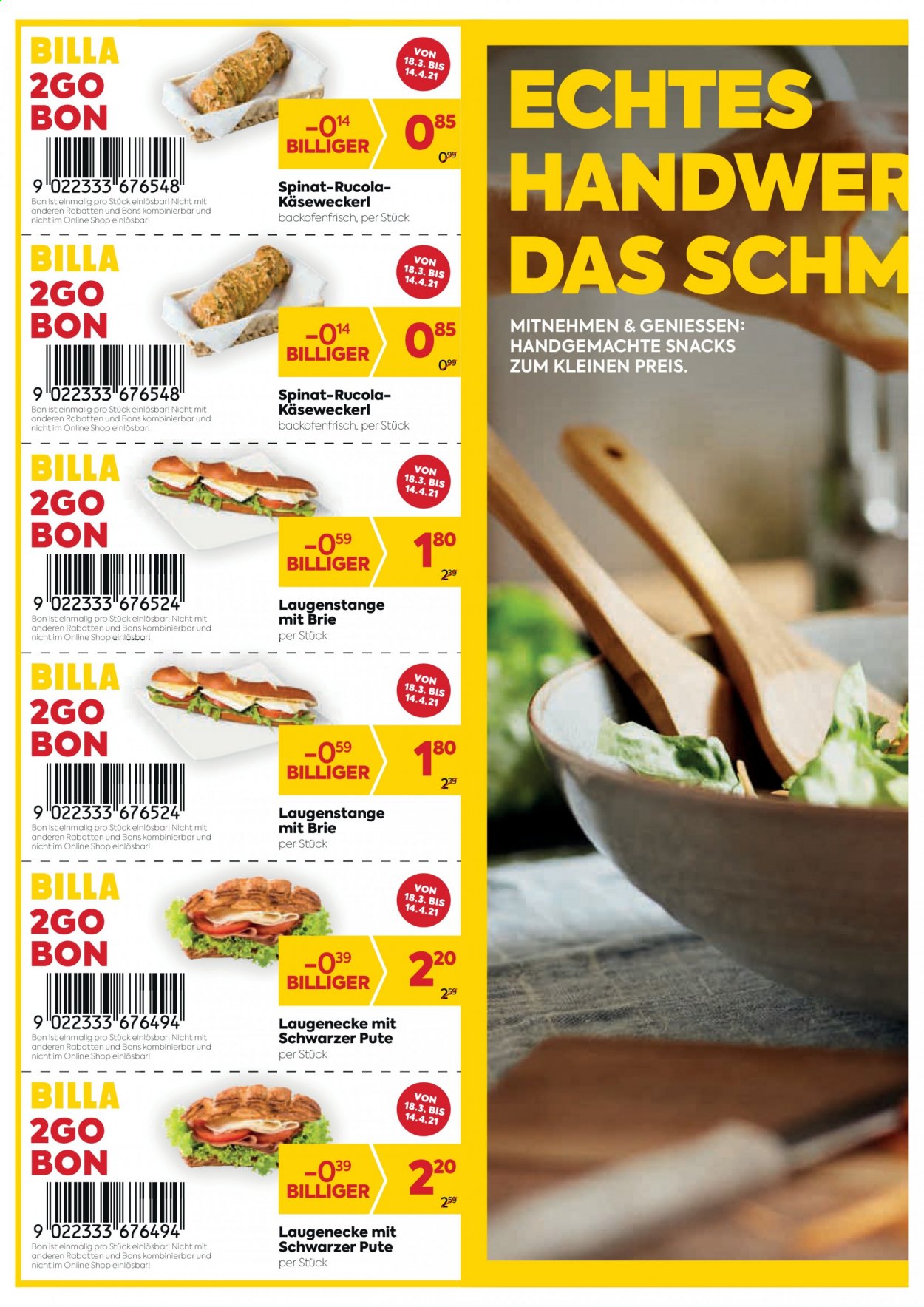 Angebote Billa - 18.3.2021 - 14.4.2021. Seite 2