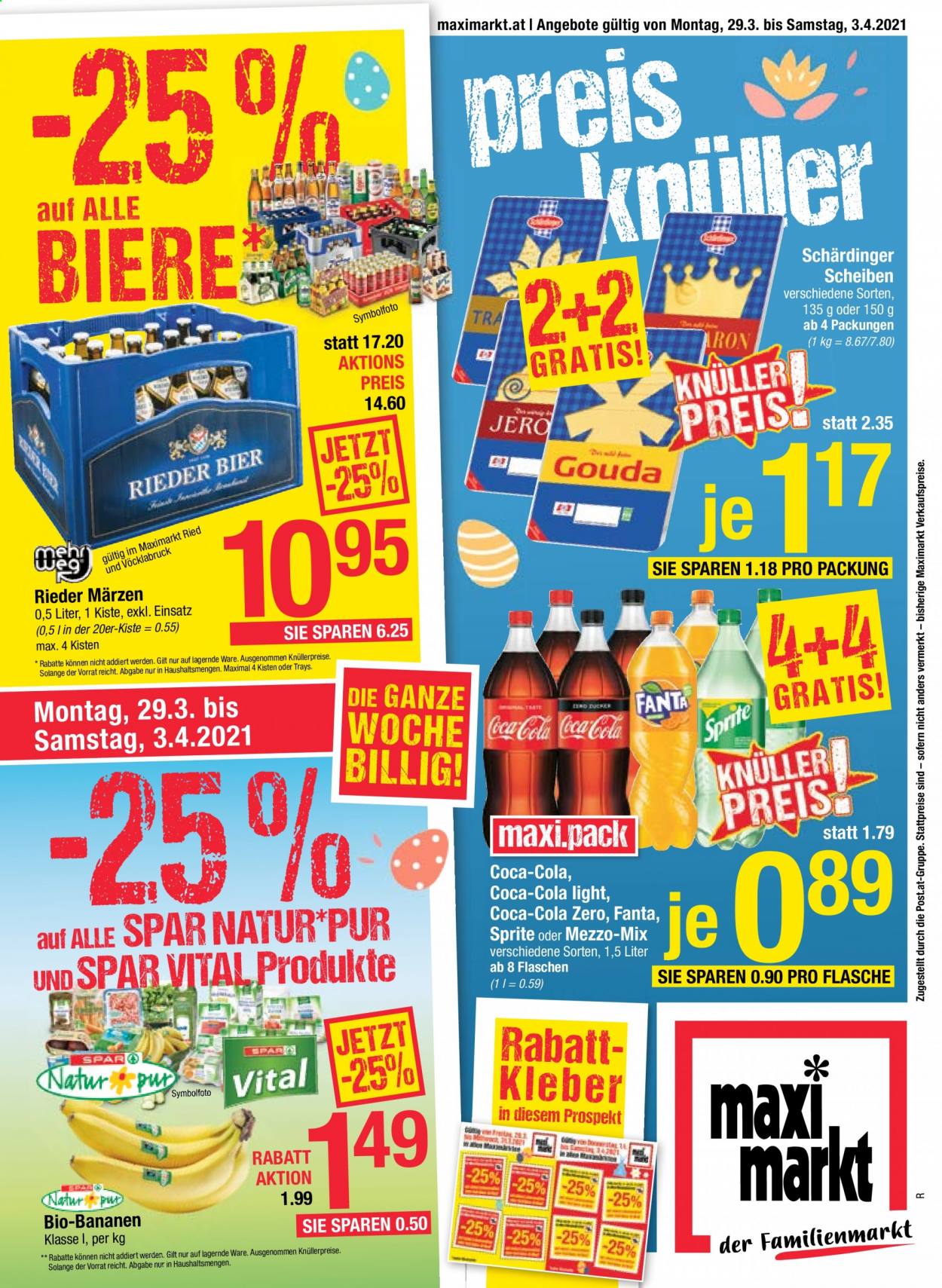 Angebote Maximarkt - 29.3.2021 - 3.4.2021. Seite 1