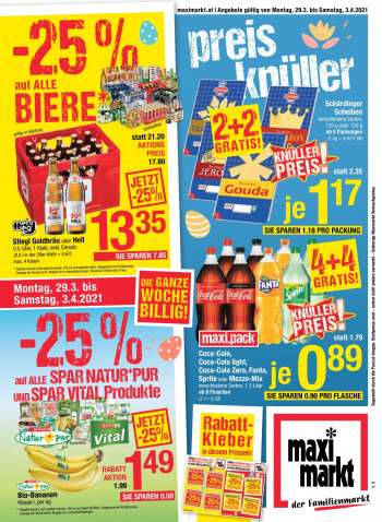 Angebote Maximarkt - 29.3.2021 - 3.4.2021.