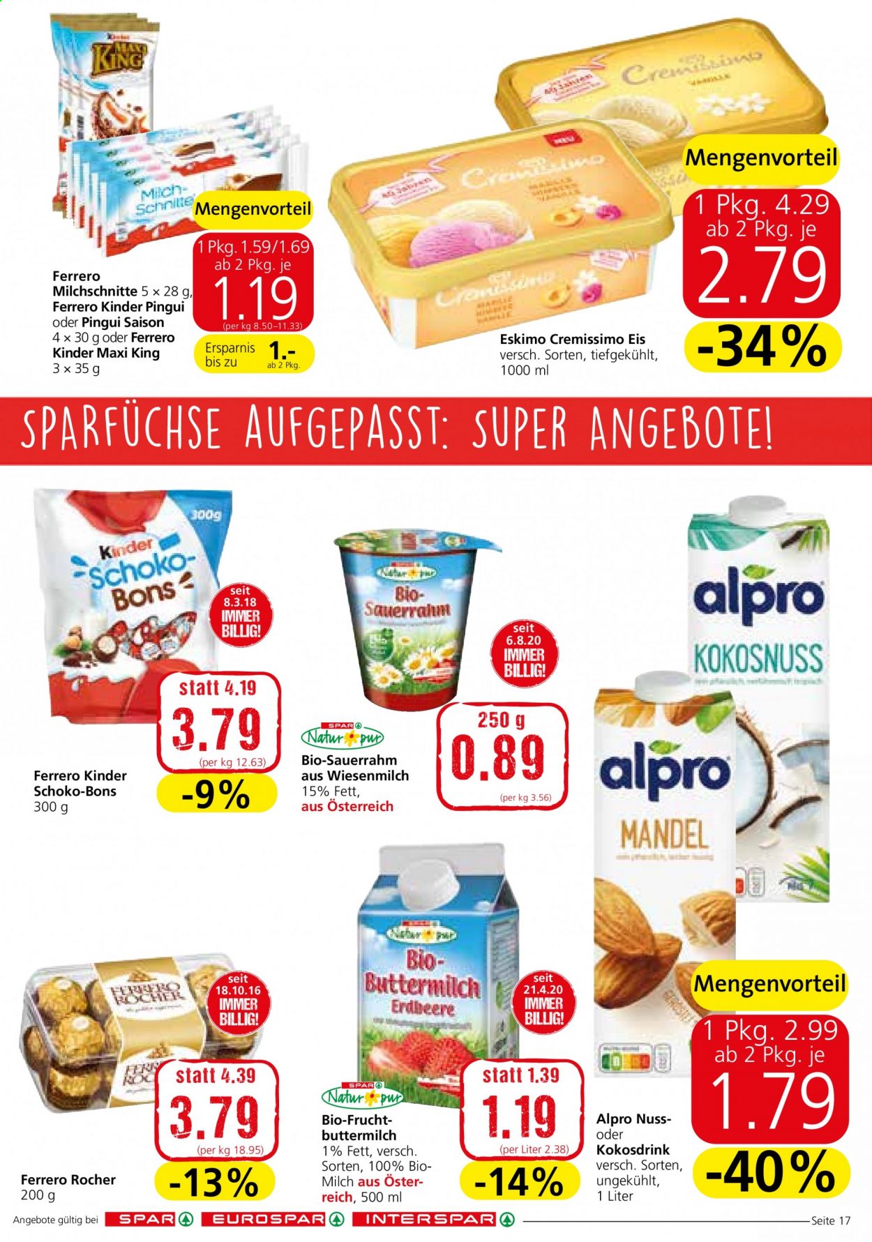 Angebote EUROSPAR - 30.3.2021 - 7.4.2021. Seite 17