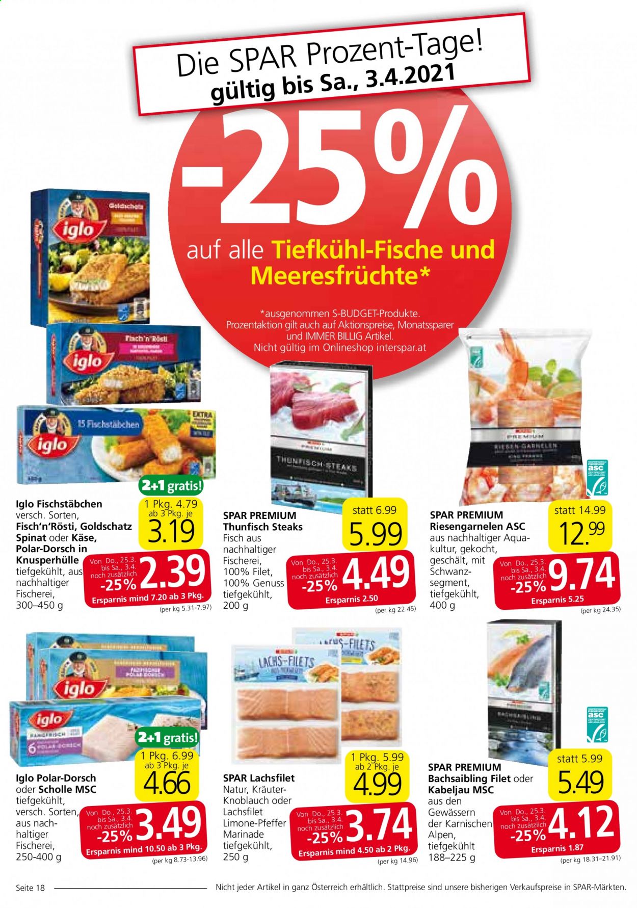 Angebote EUROSPAR - 30.3.2021 - 7.4.2021. Seite 18
