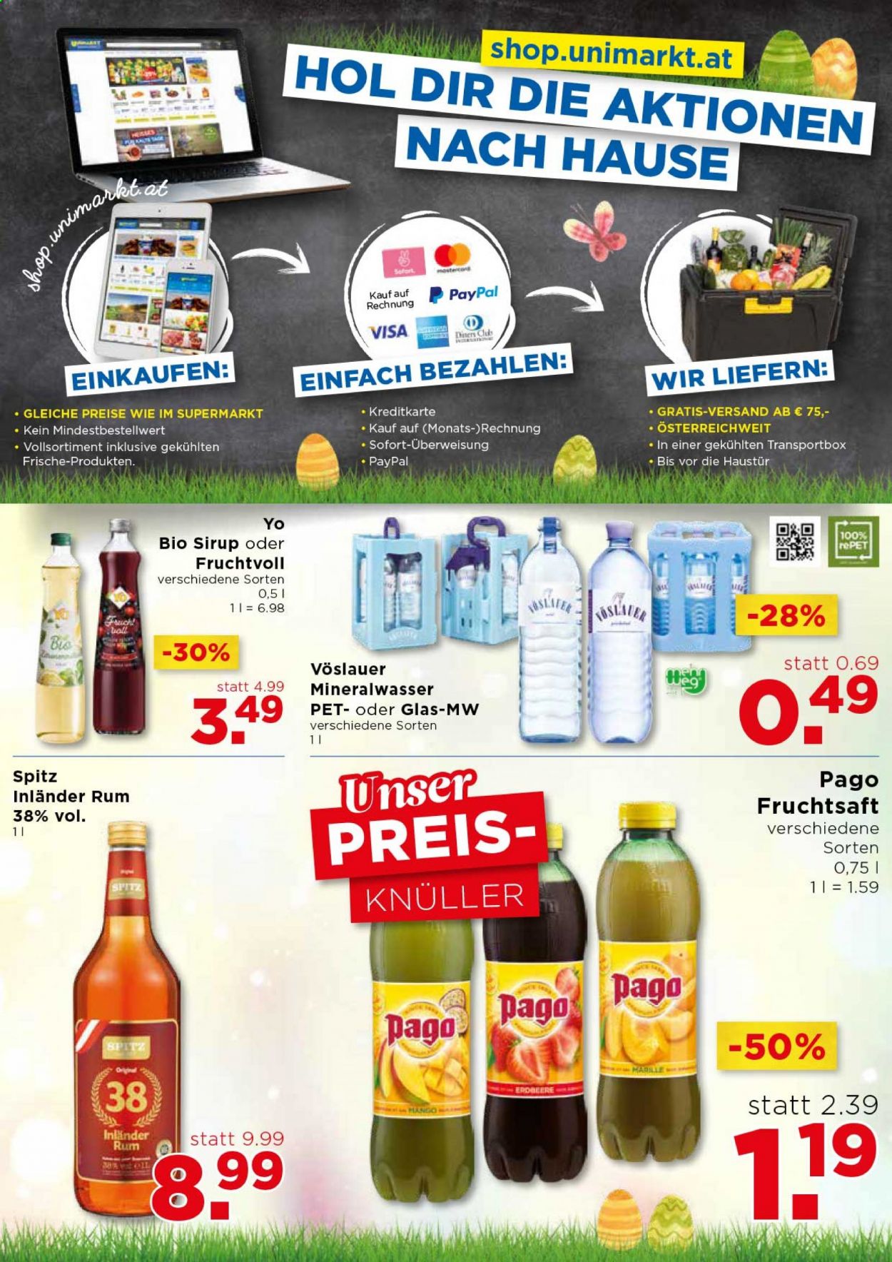 Angebote UNIMARKT - 31.3.2021 - 6.4.2021. Seite 15