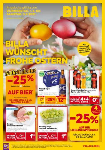 Angebote Billa - 1.4.2021 - 3.4.2021.