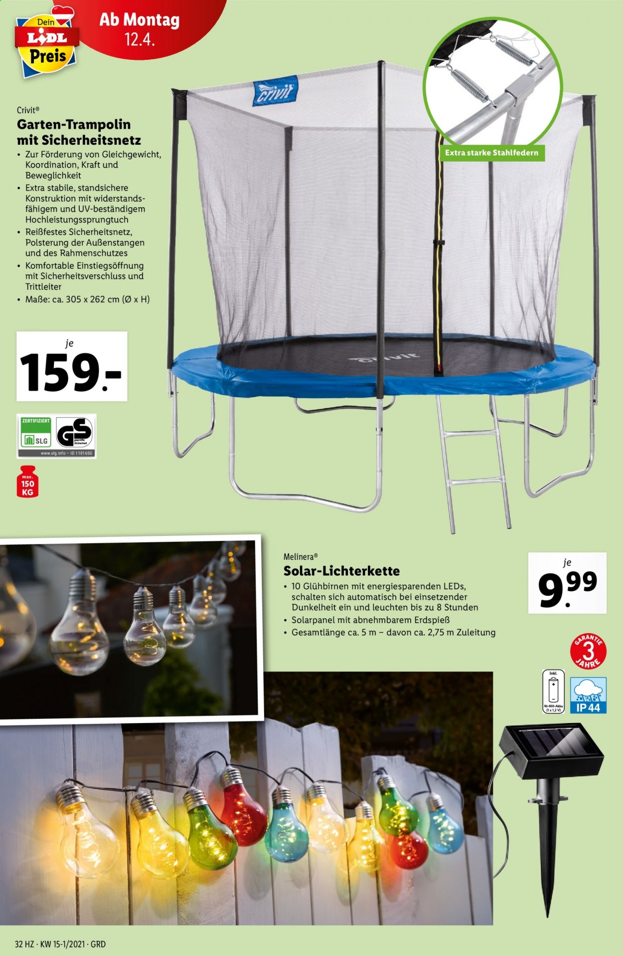 Angebote Lidl - 8.4.2021 - 14.4.2021. Seite 32