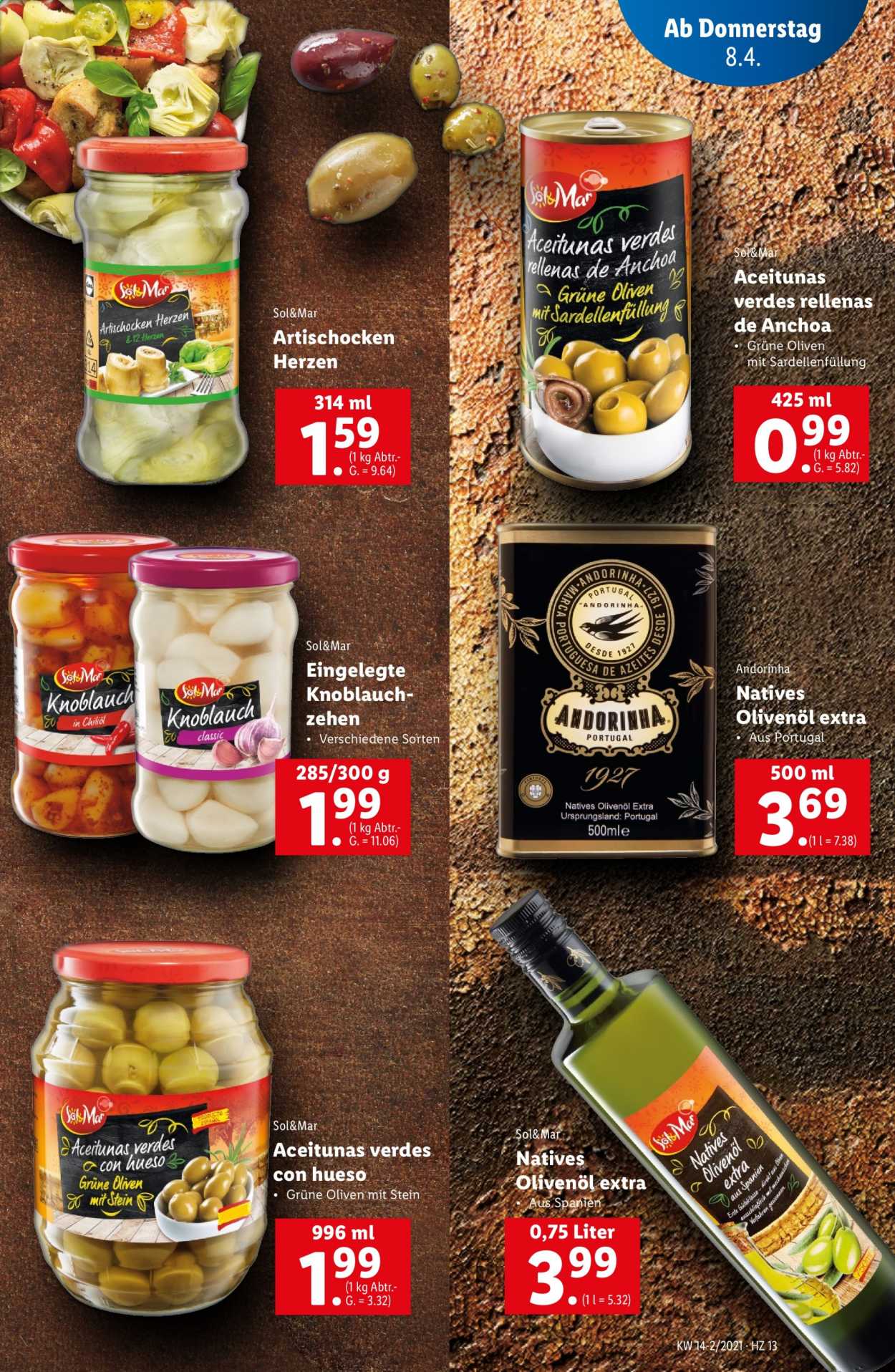 Angebote Lidl - 8.4.2021 - 14.4.2021. Seite 13