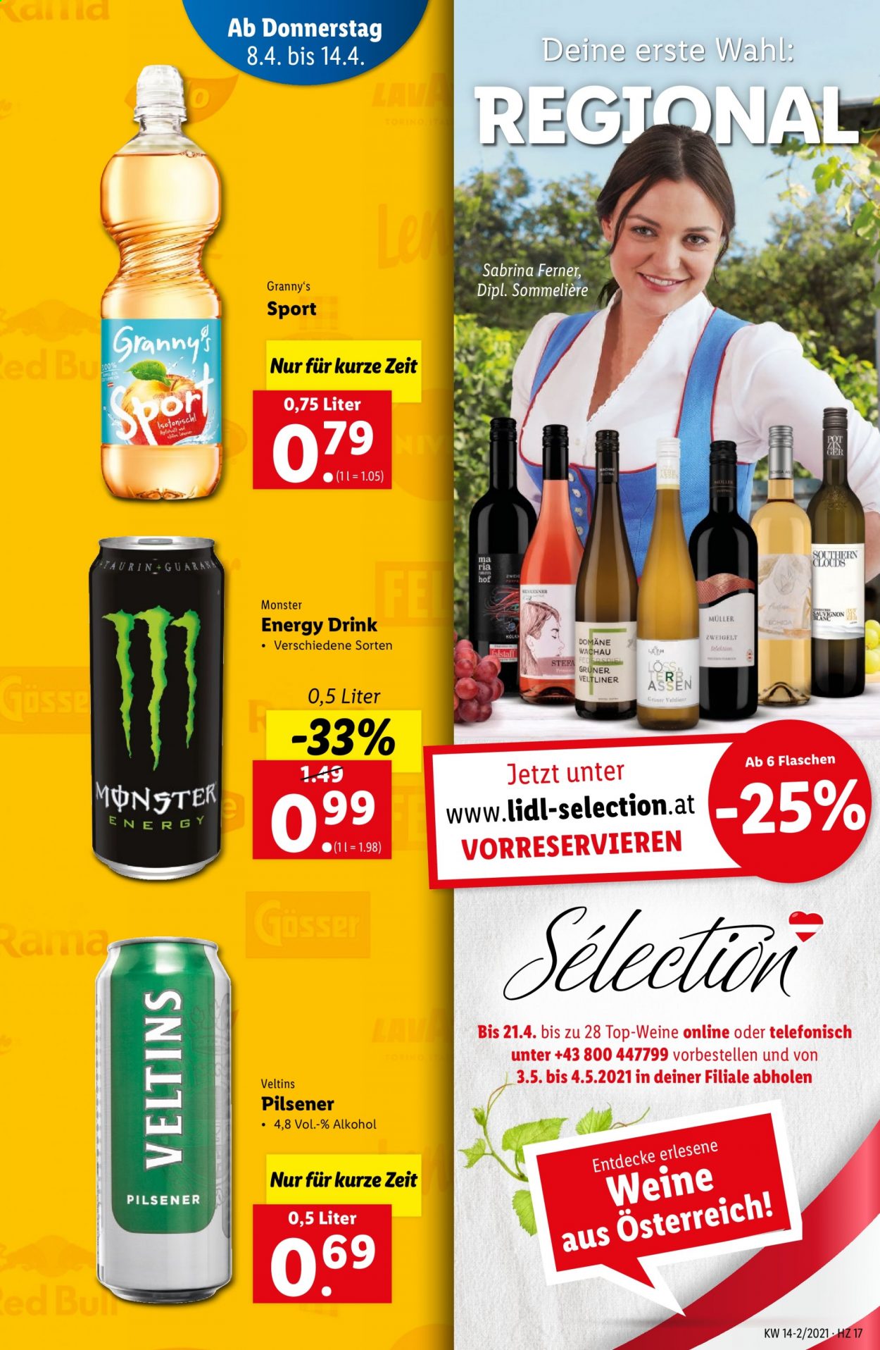 Angebote Lidl - 8.4.2021 - 14.4.2021. Seite 17