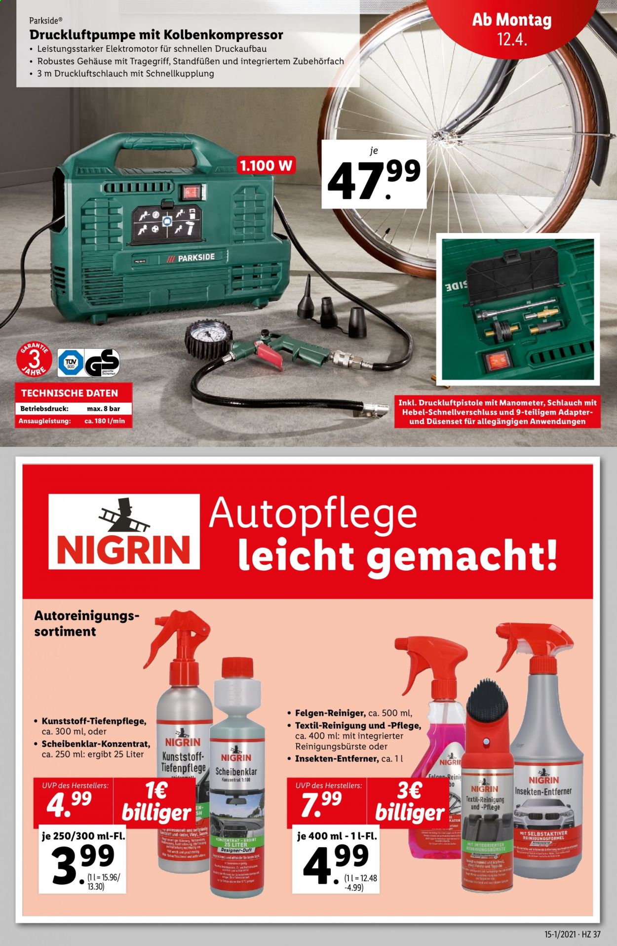 Angebote Lidl - 8.4.2021 - 14.4.2021. Seite 37