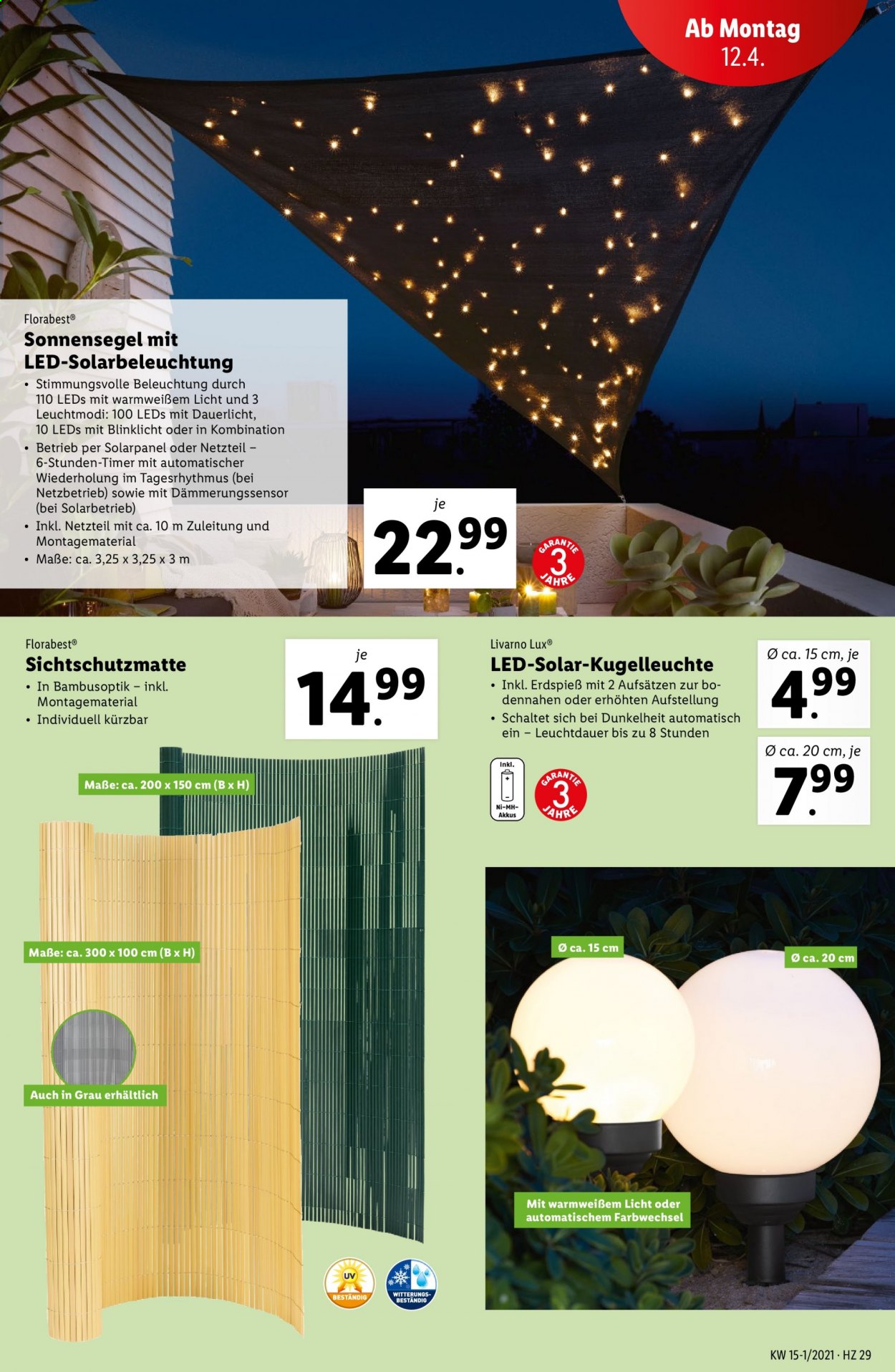 Angebote Lidl - 8.4.2021 - 14.4.2021. Seite 29