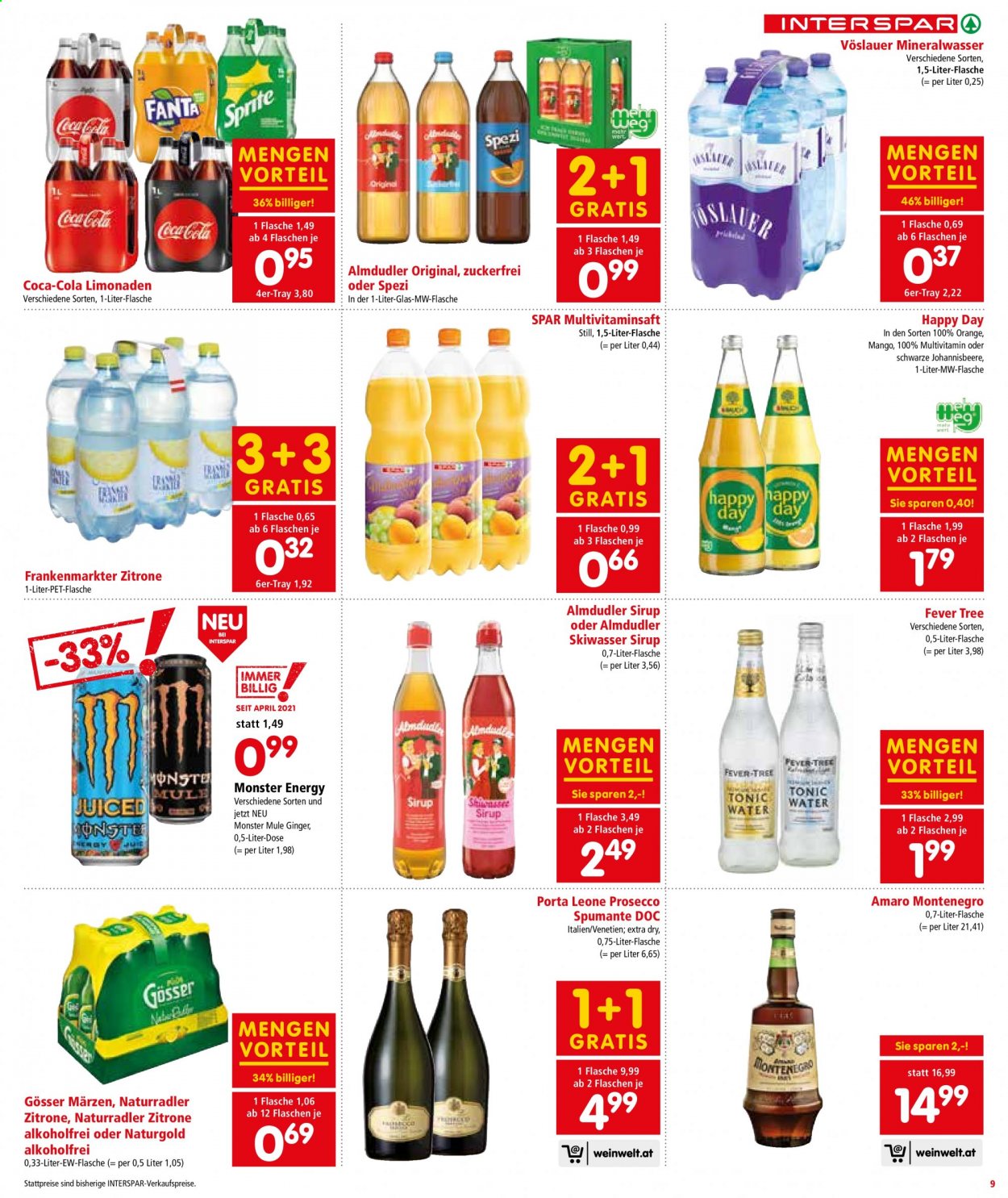 Angebote INTERSPAR - 8.4.2021 - 21.4.2021. Seite 9