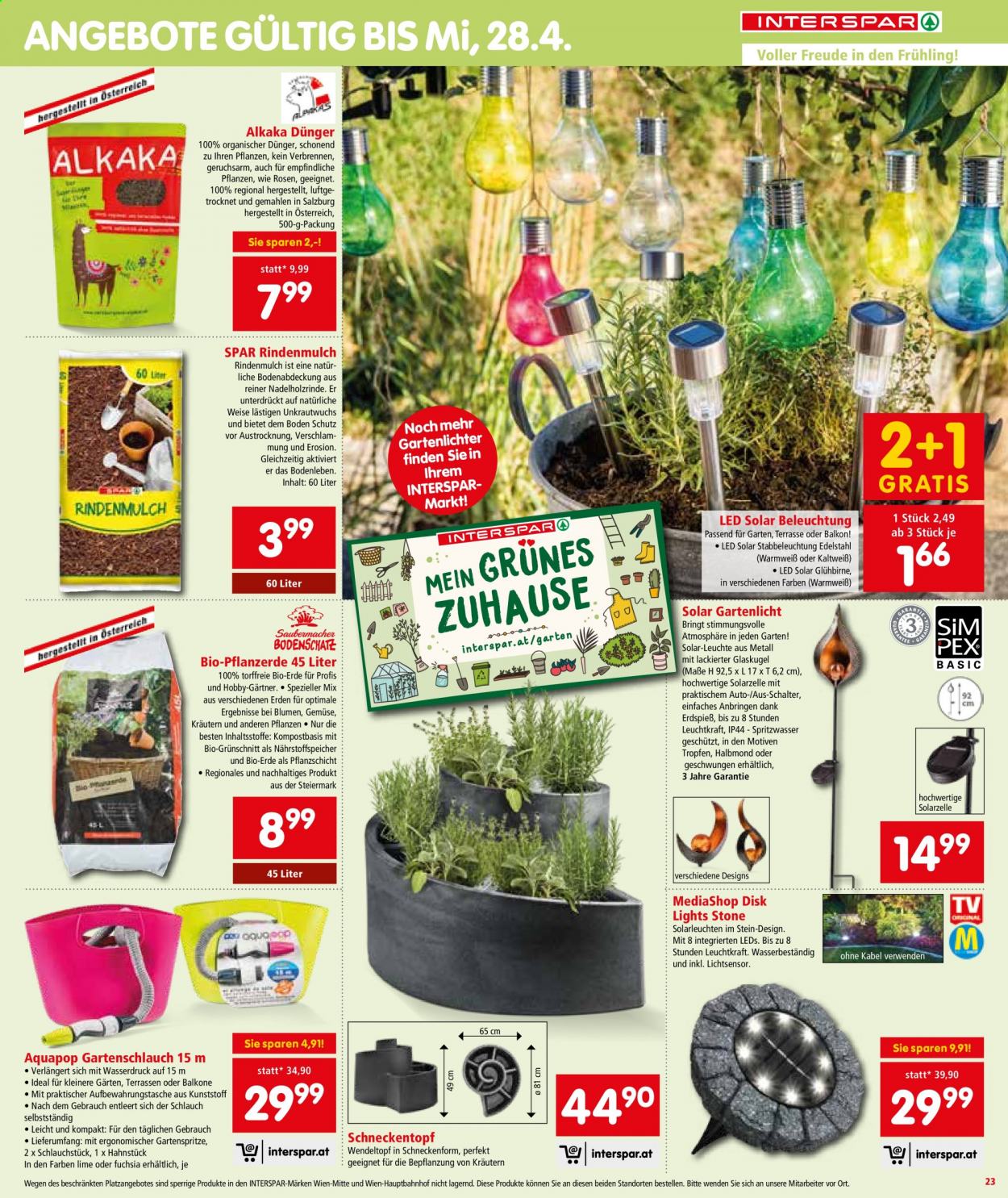 Angebote INTERSPAR - 8.4.2021 - 21.4.2021. Seite 23