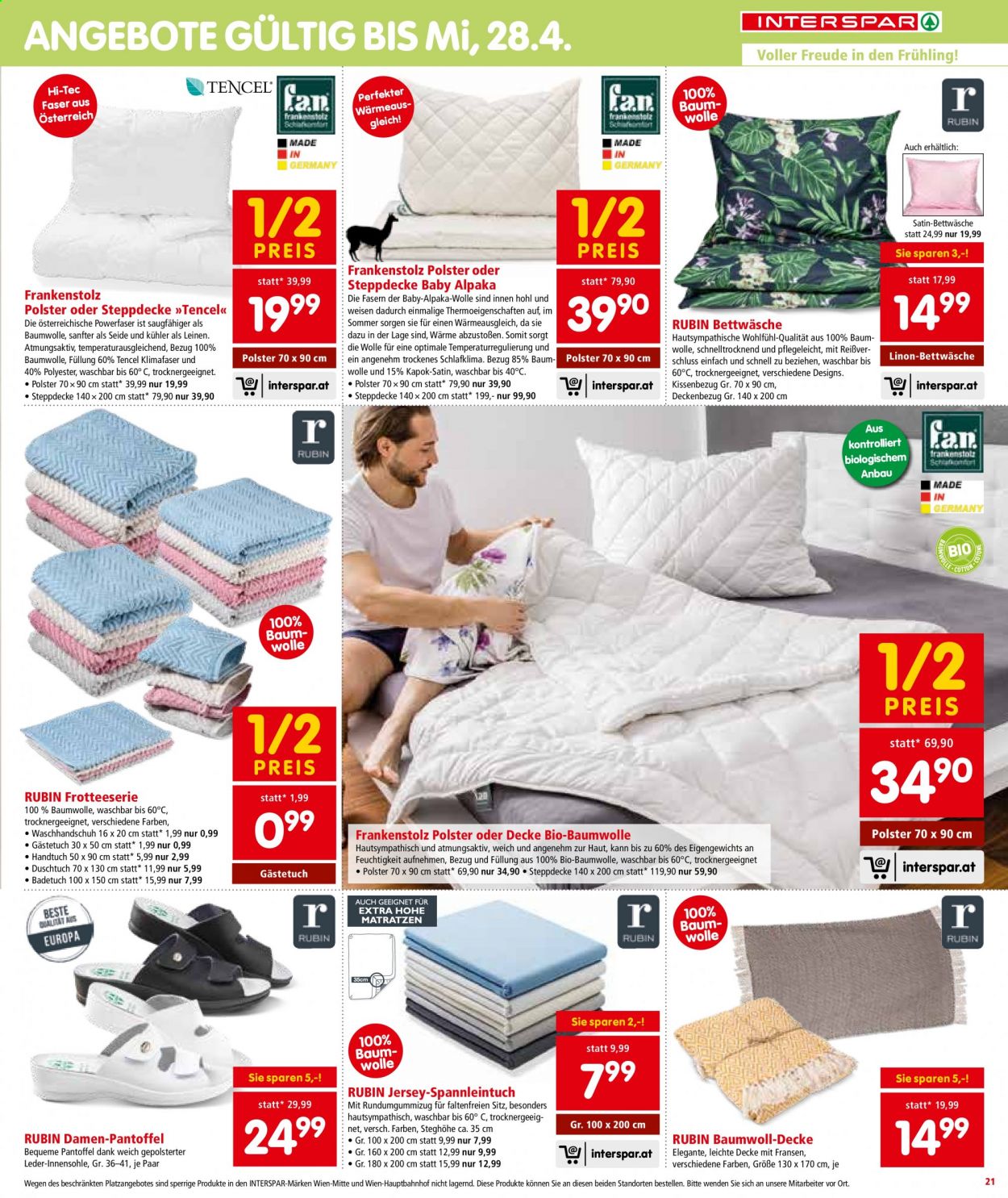 Angebote INTERSPAR - 8.4.2021 - 21.4.2021. Seite 21