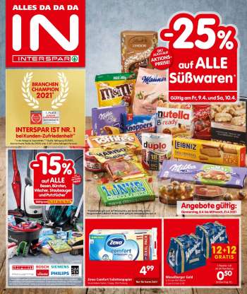 Angebote INTERSPAR - 8.4.2021 - 21.4.2021.