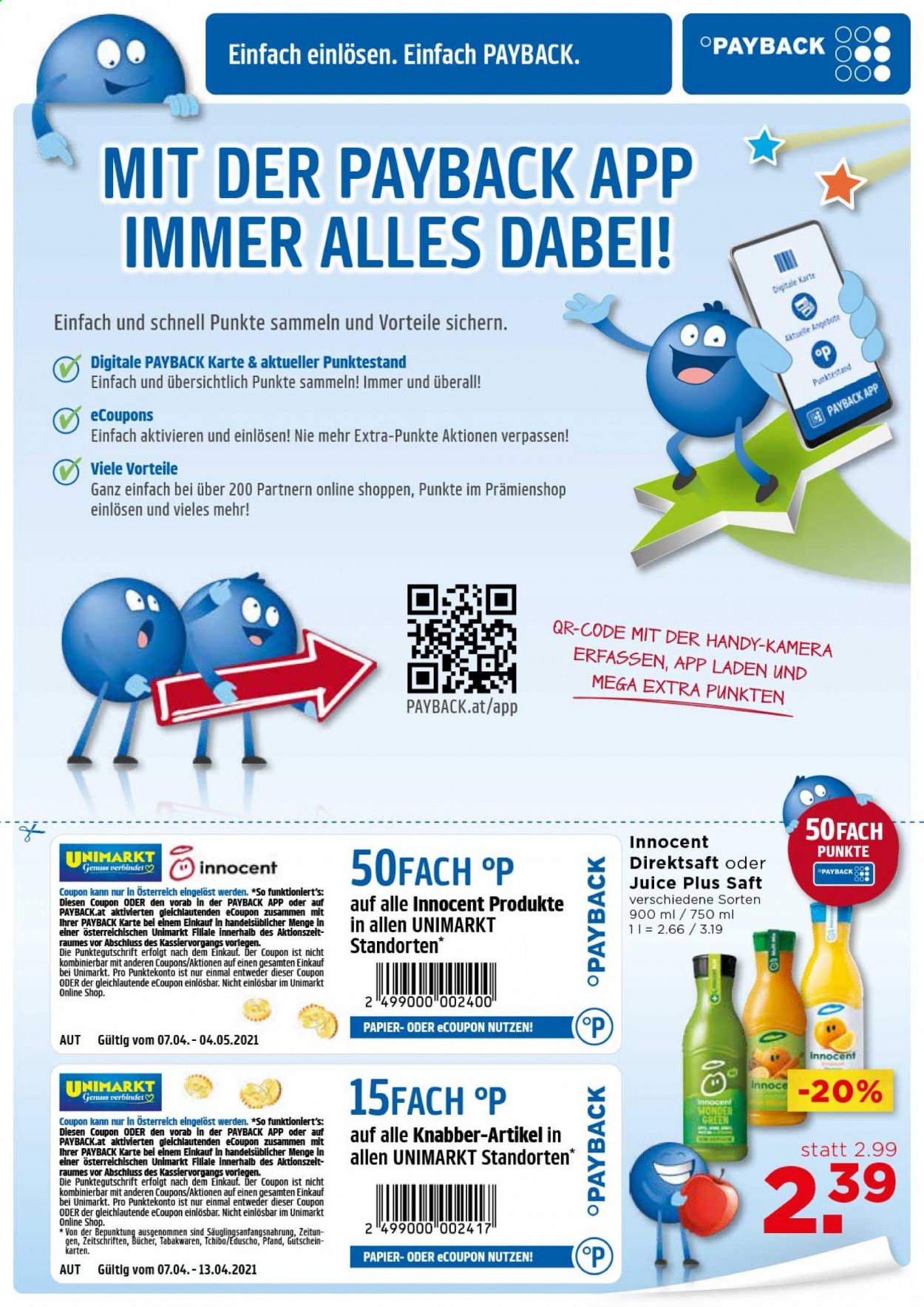 Angebote UNIMARKT - 7.4.2021 - 13.4.2021. Seite 10