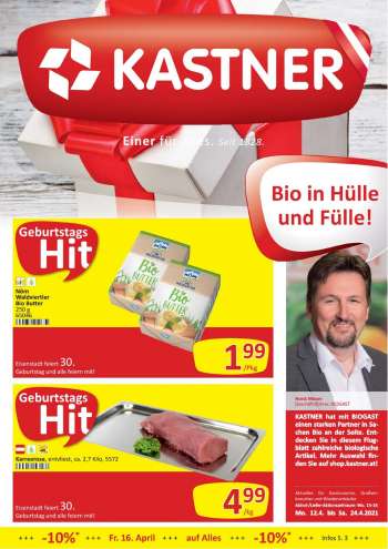 Angebote KASTNER - 12.4.2021 - 24.4.2021.