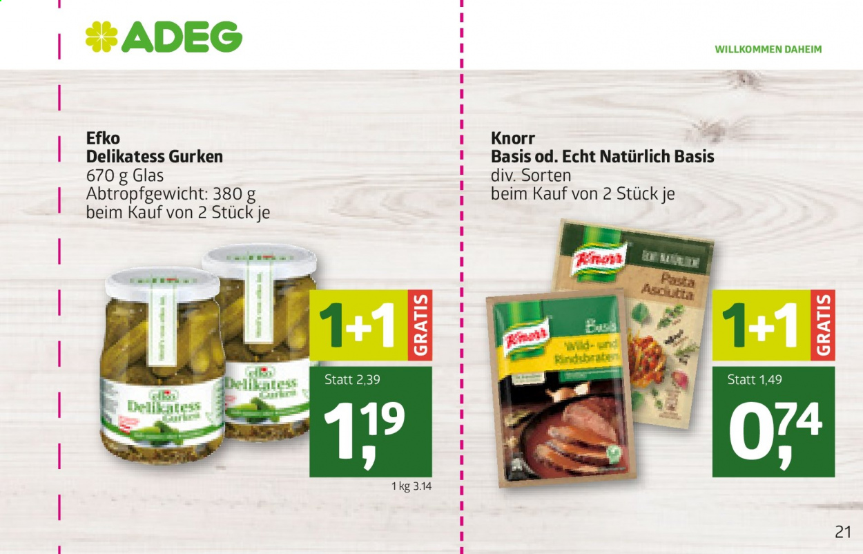 Angebote ADEG - 6.4.2021 - 17.4.2021. Seite 21