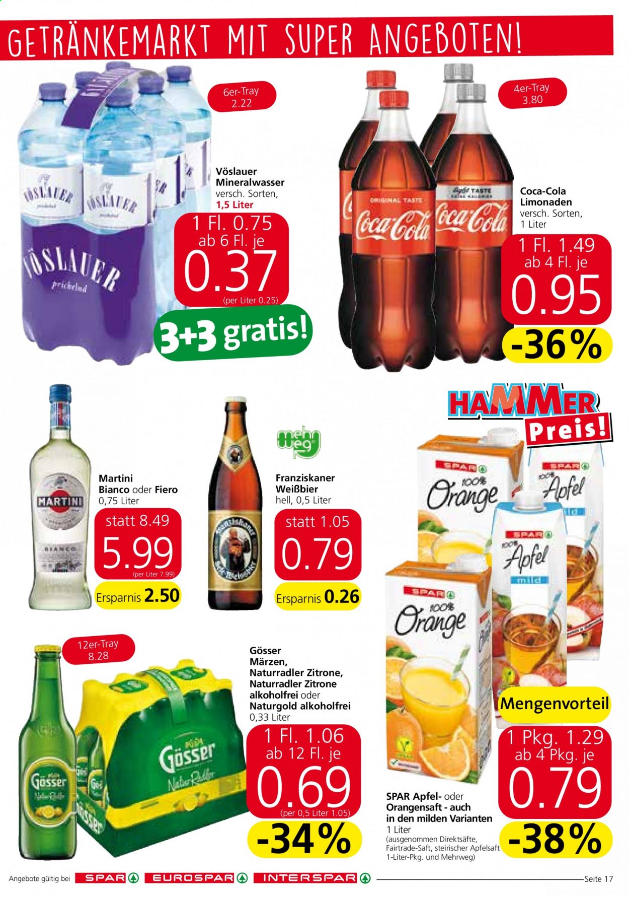 Angebote SPAR - 8.4.2021 - 21.4.2021. Seite 17