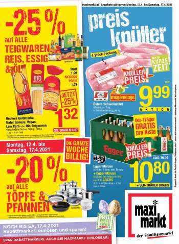 Angebote Maximarkt - 12.4.2021 - 17.4.2021.
