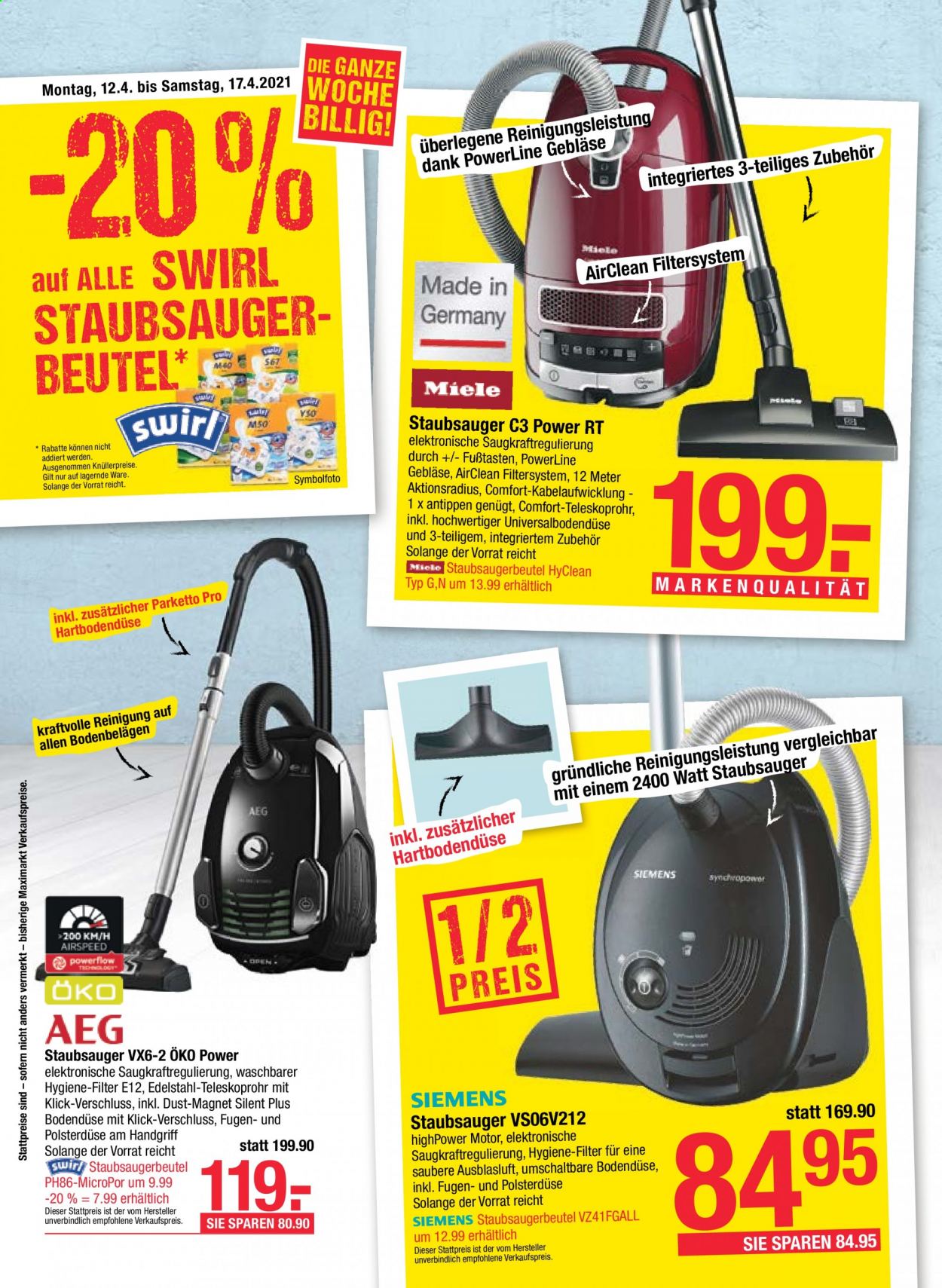 Angebote Maximarkt - 12.4.2021 - 17.4.2021. Seite 20