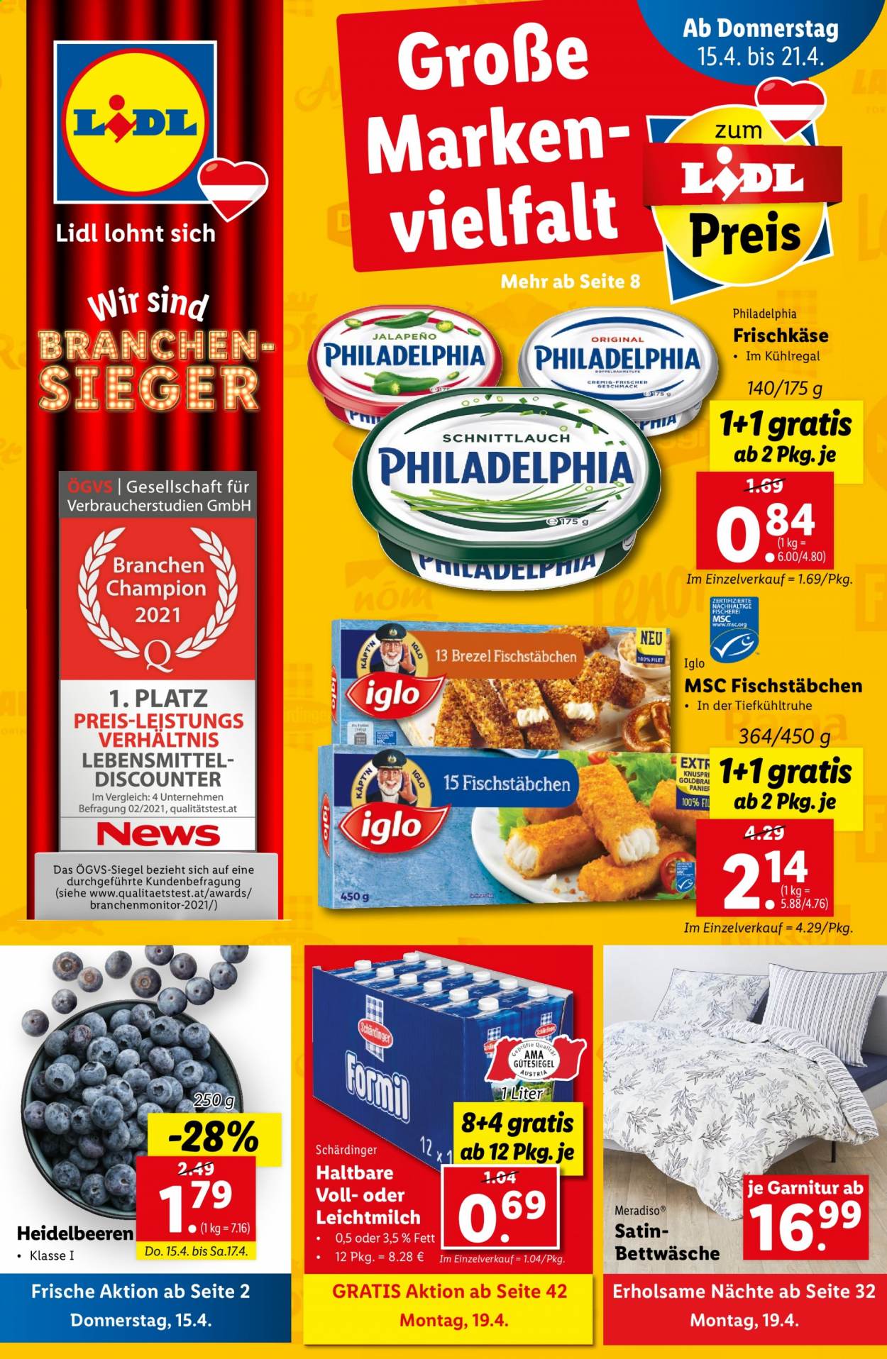 Angebote Lidl - 15.4.2021 - 21.4.2021. Seite 1