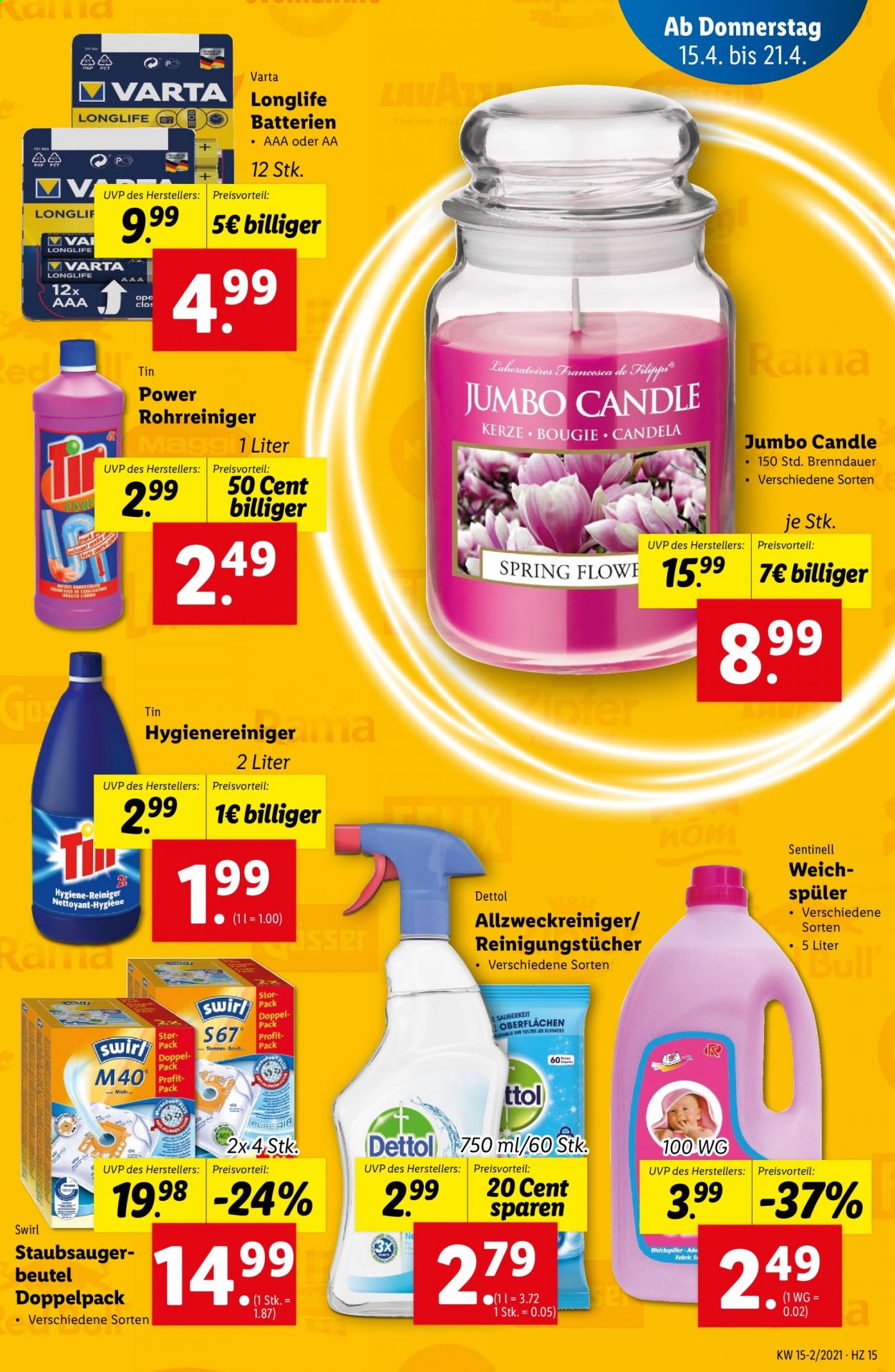 Angebote Lidl - 15.4.2021 - 21.4.2021. Seite 15