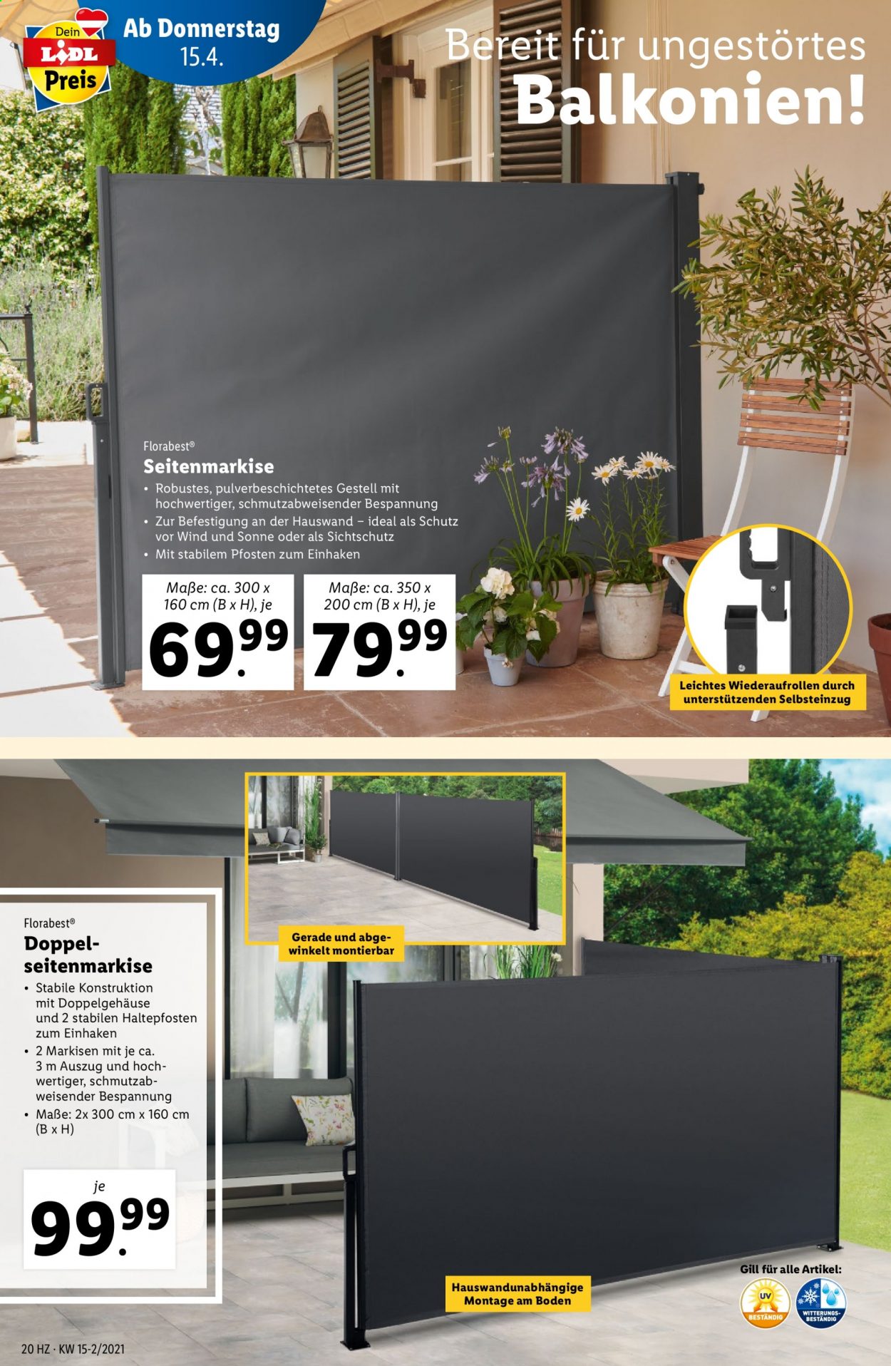 Angebote Lidl - 15.4.2021 - 21.4.2021. Seite 20